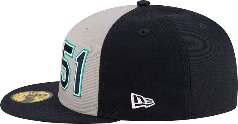New Era Adult Seattle Mariners Navy Ichiro Suzuki Hall of Fame Collection 59Fifty Fitted Hat product image