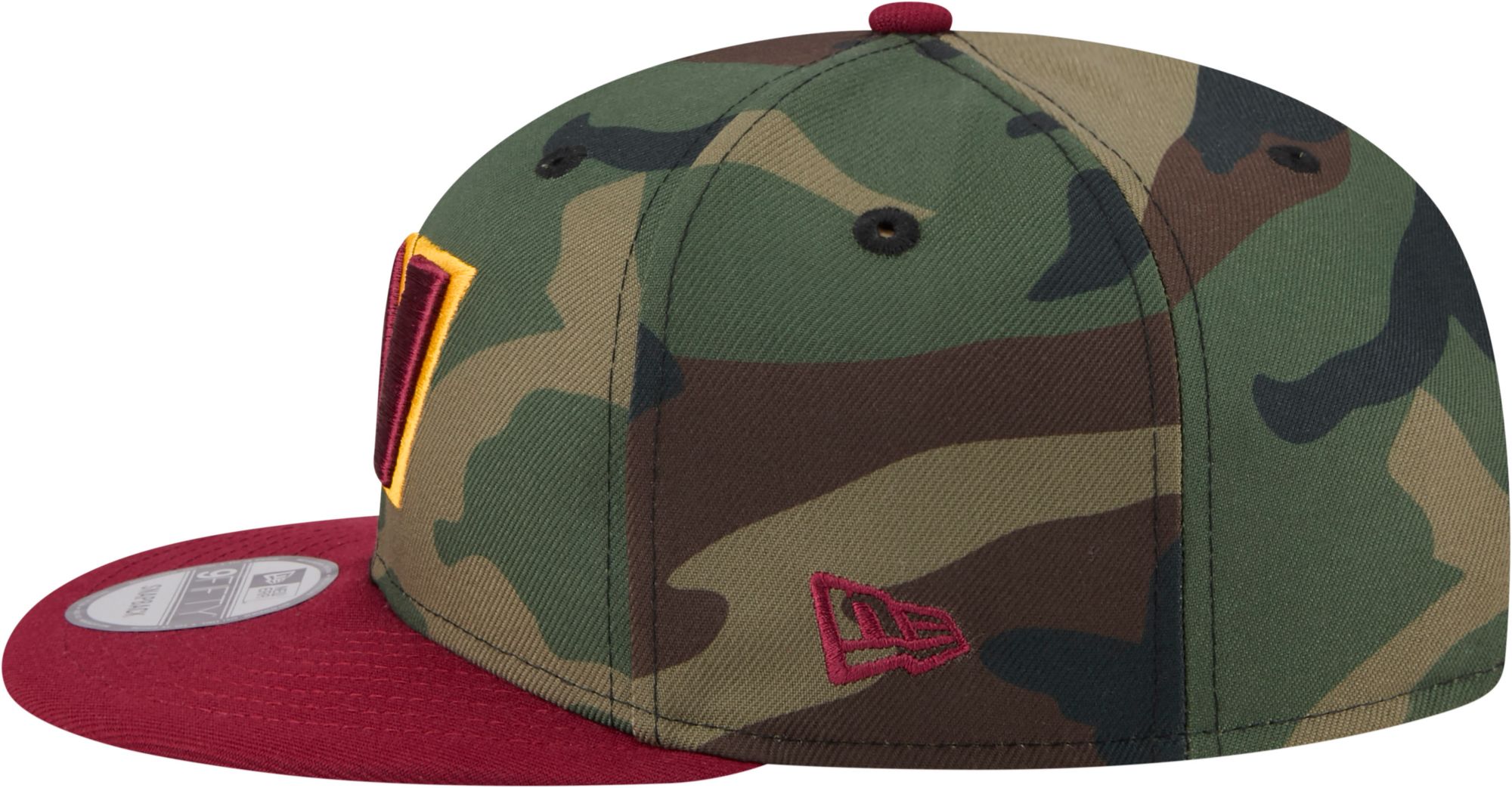 New Era Adult Washington Commanders Camo Salute To Service 2025 9Fifty Adjustable Snapback Hat product image