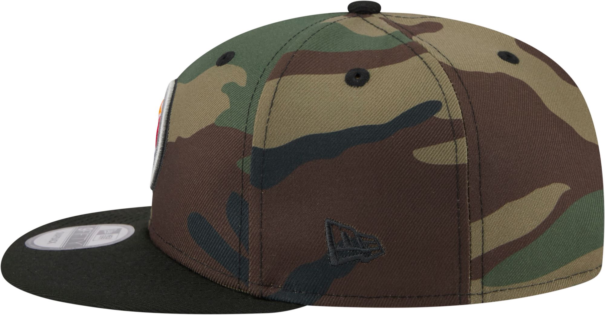 New Era Adult Pittsburgh Steelers Camo Salute To Service 2025 9Fifty Adjustable Snapback Hat product image