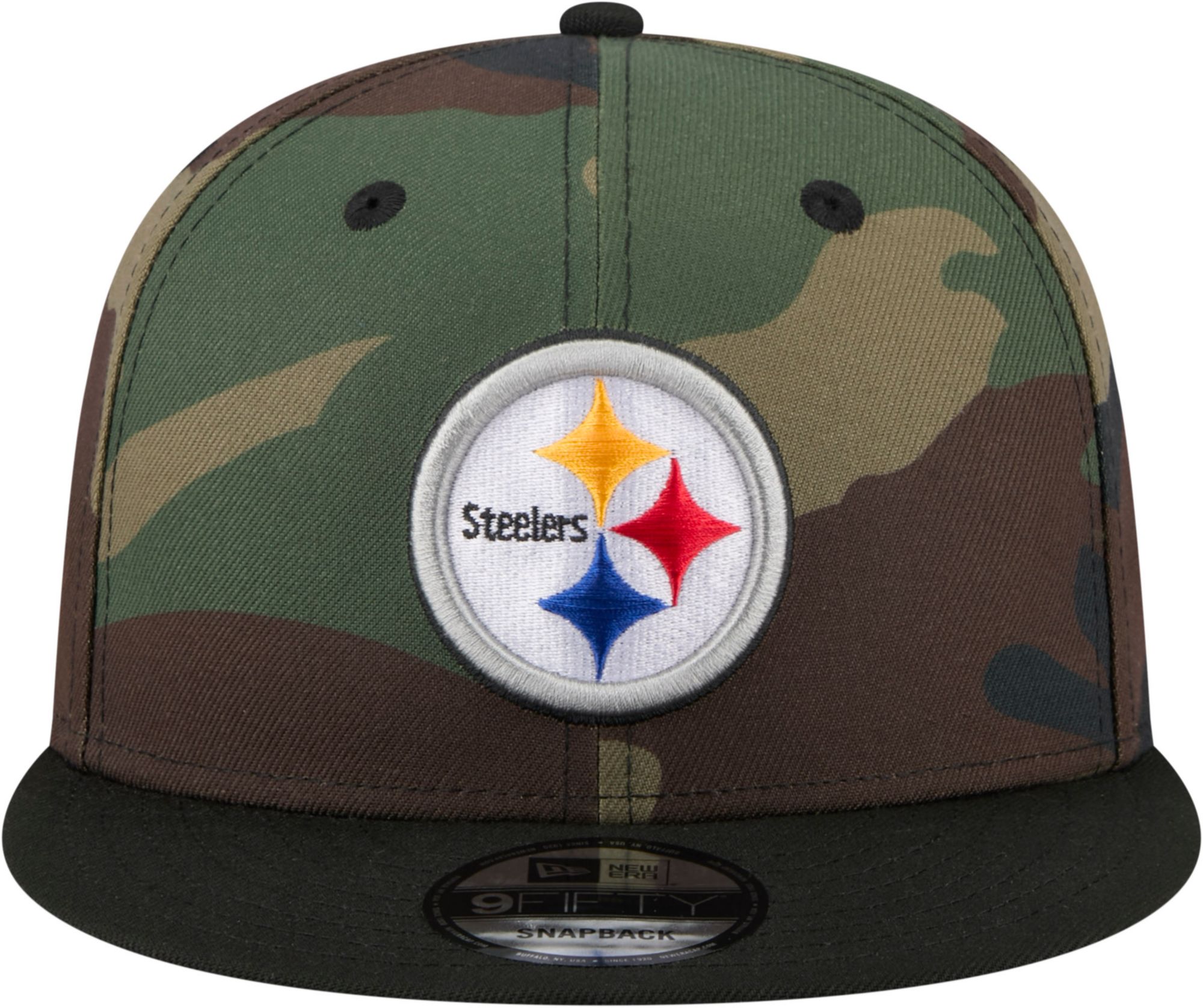New Era Adult Pittsburgh Steelers Camo Salute To Service 2025 9Fifty Adjustable Snapback Hat product image