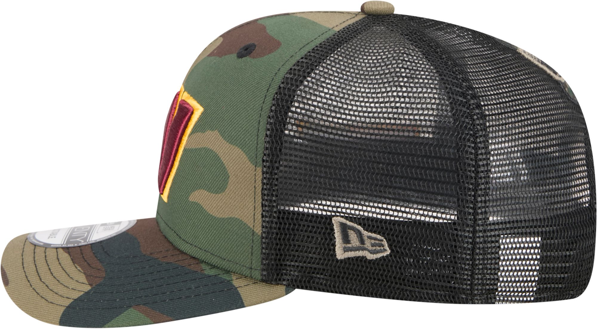 New Era Adult Washington Commanders Camo Salute To Service 2025 9Seventy Adjustable Trucker Hat product image