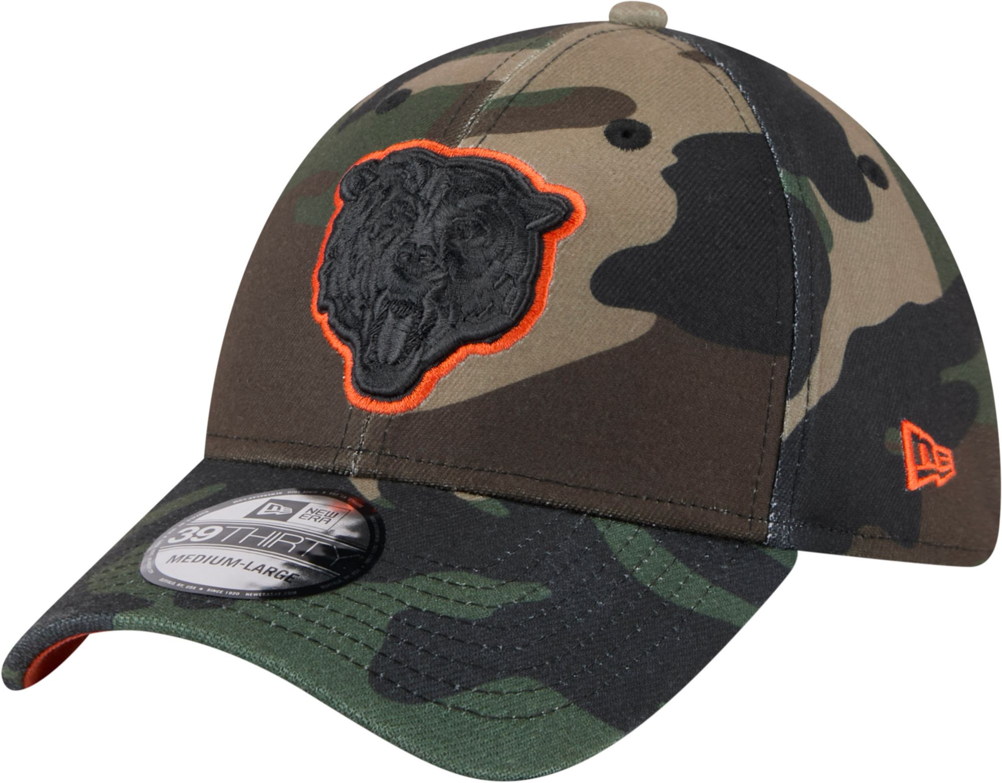 New Era Adult Chicago Bears Camo Salute To Service 2025 39Thirty