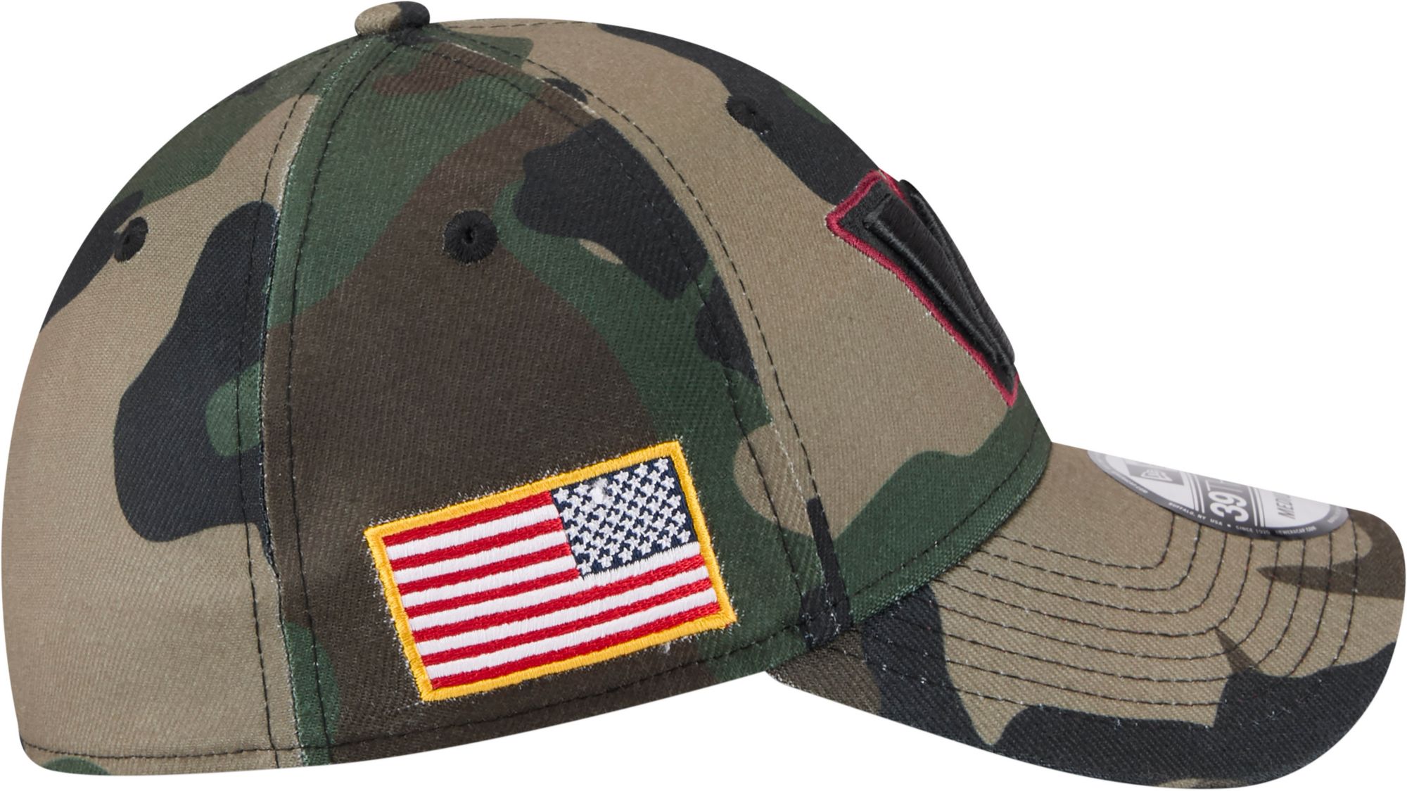 New Era Adult Washington Commanders Camo Salute To Service 2025 39Thirty Stretch Fit Hat product image