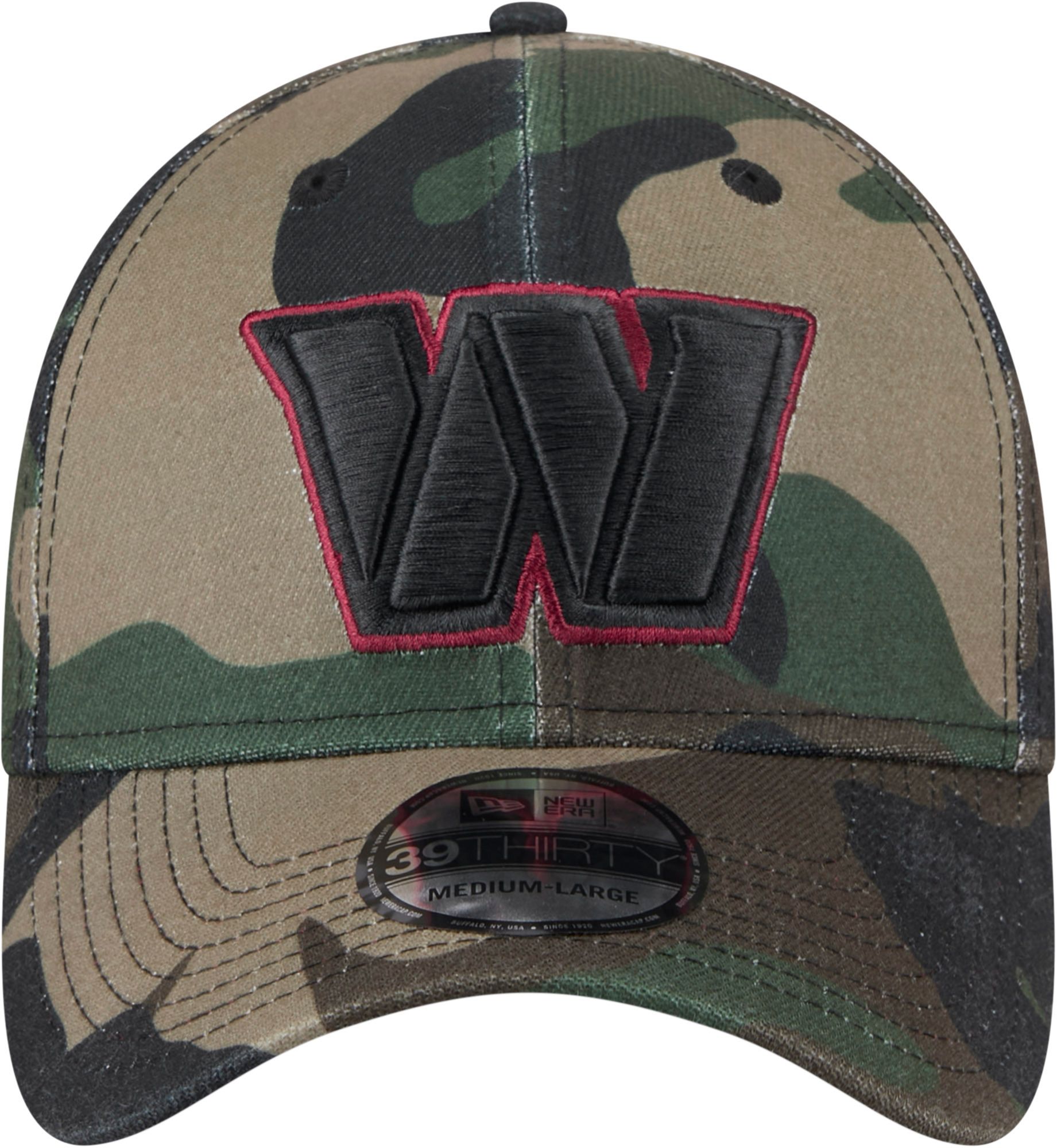 New Era Adult Washington Commanders Camo Salute To Service 2025 39Thirty Stretch Fit Hat product image