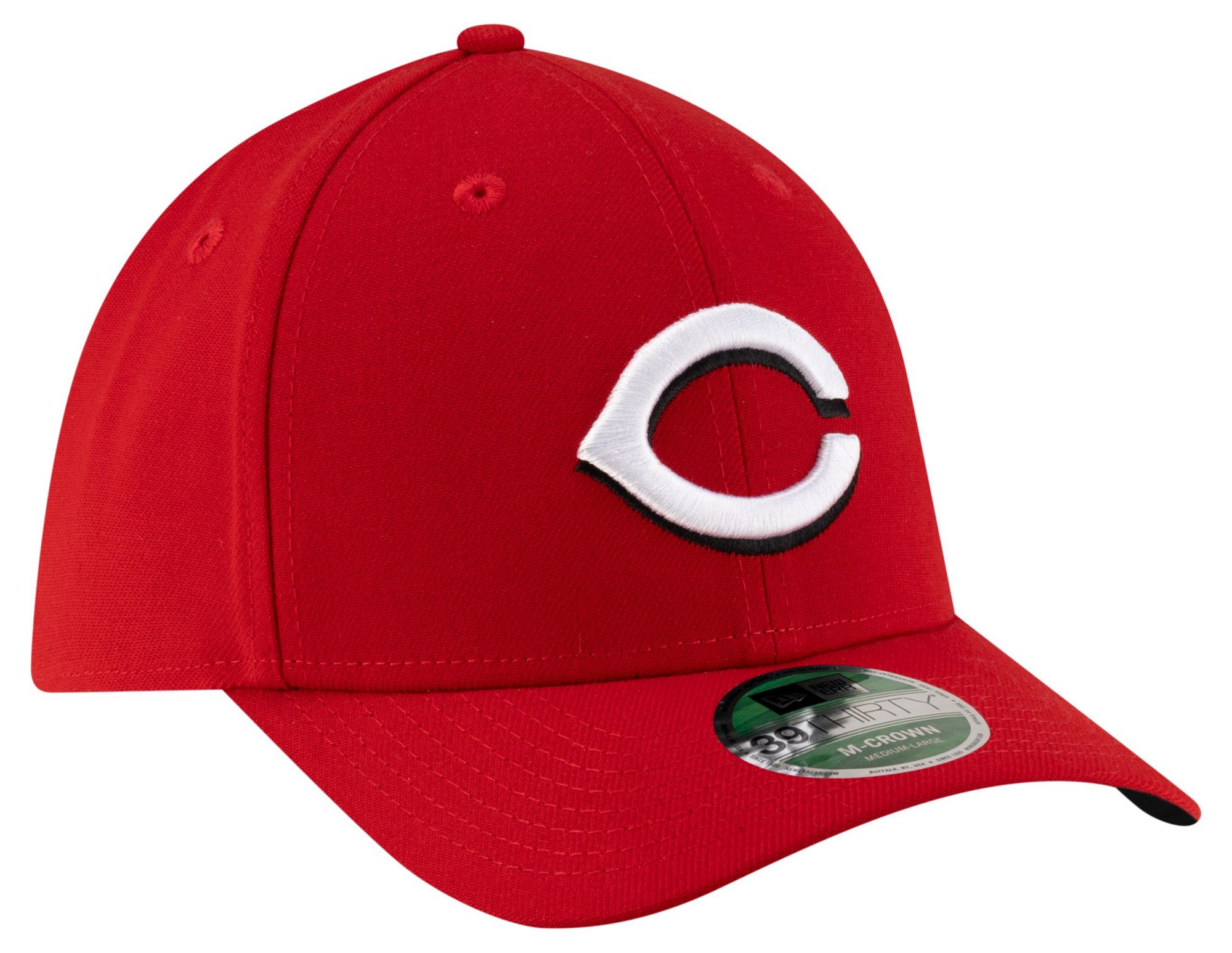 New Era Adult Cincinnati Reds Red Home 39Thirty Replica Player Hat product image