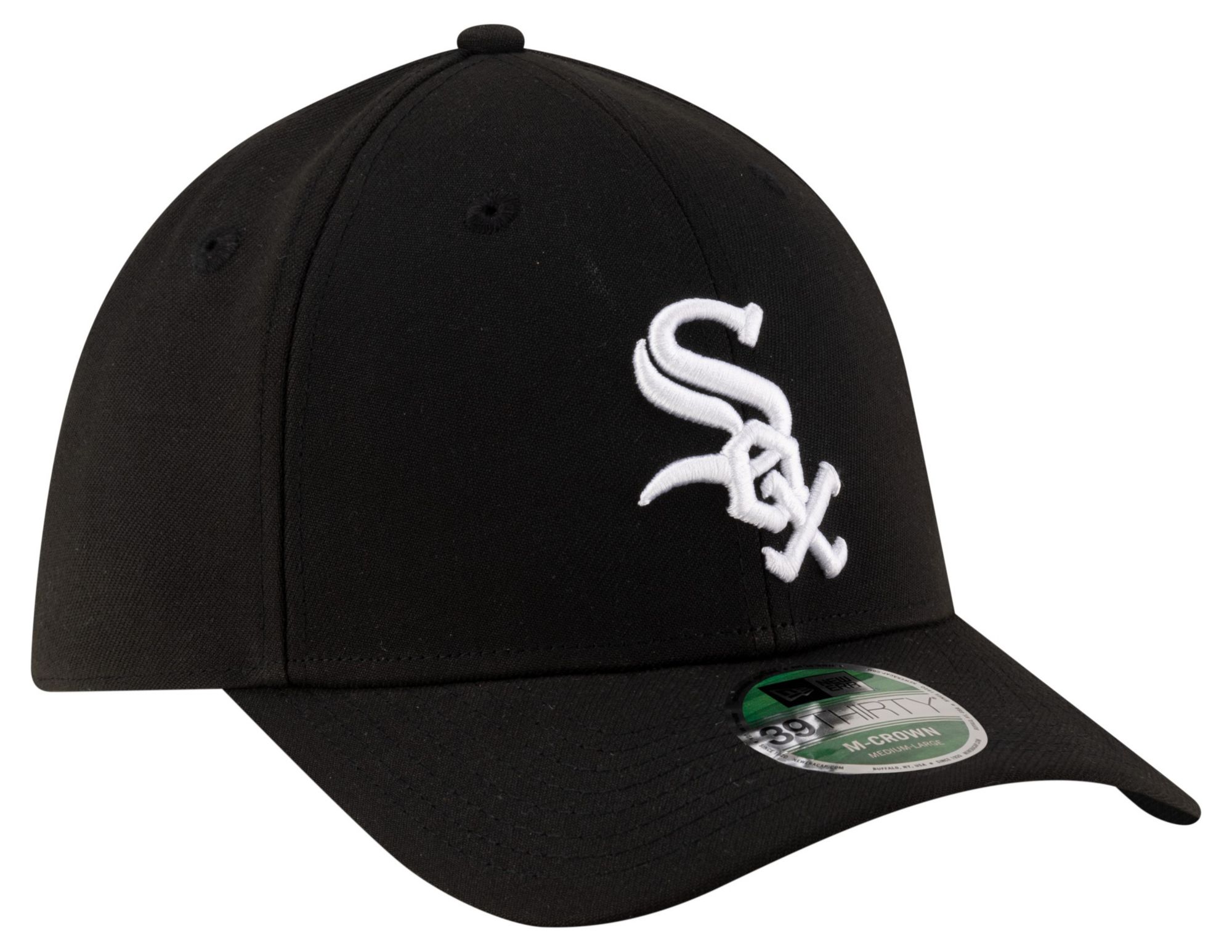 New Era Adult Chicago White Sox Black Game 39Thirty Replica Player Hat product image