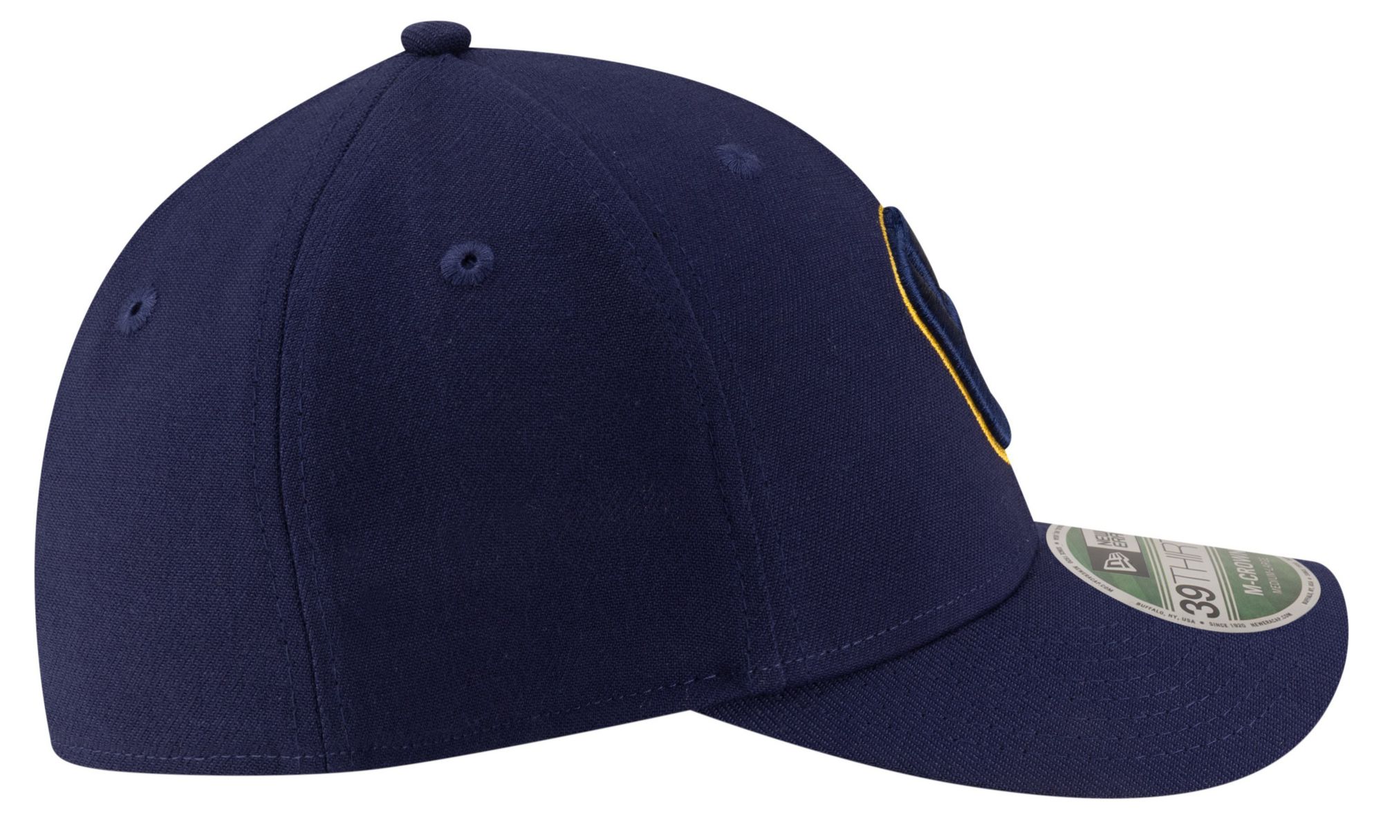 New Era Adult Milwaukee Brewers Navy Home 39Thirty Replica Player Hat product image