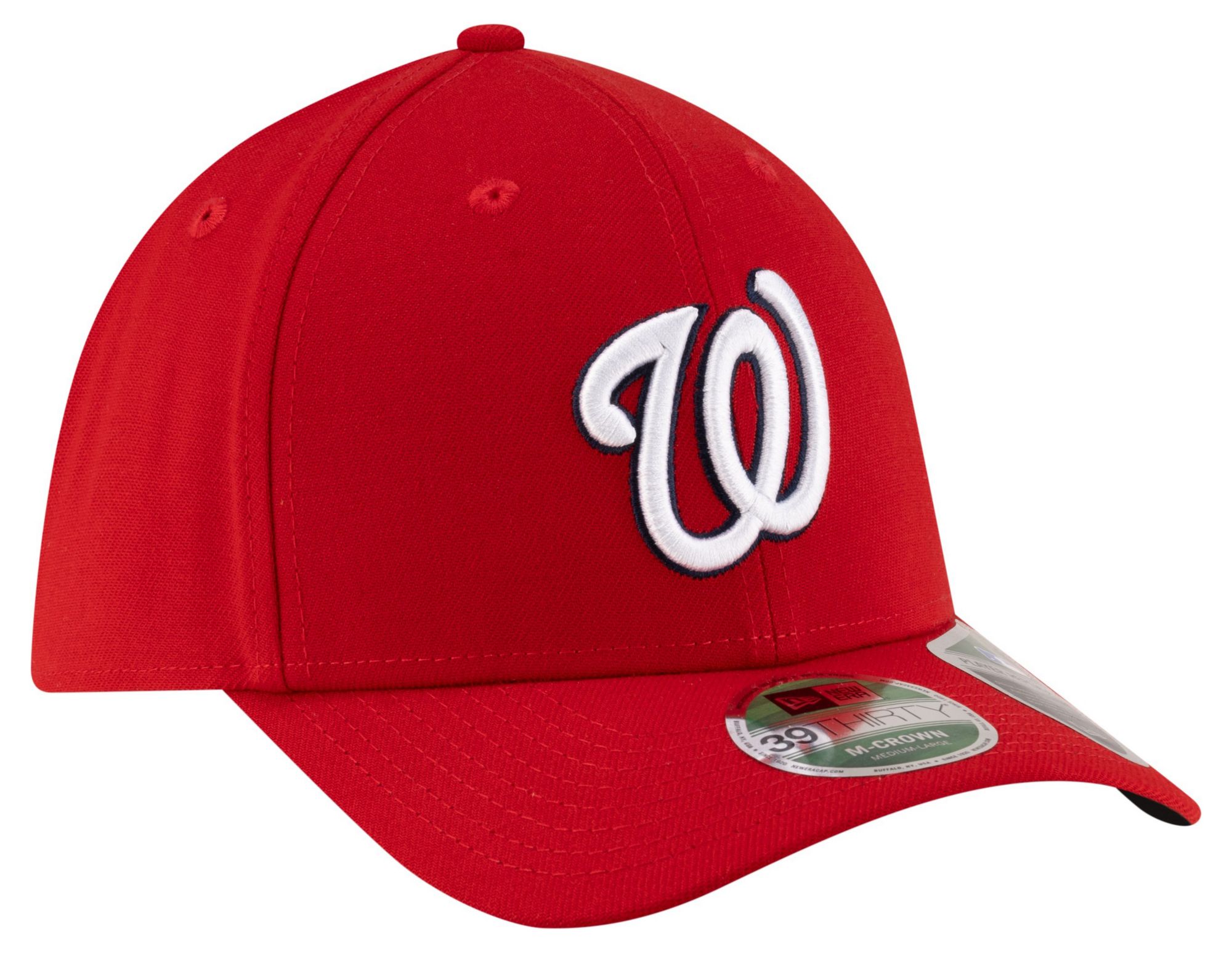 New Era Adult Washington Nationals Red Game 39Thirty Replica Player Hat product image