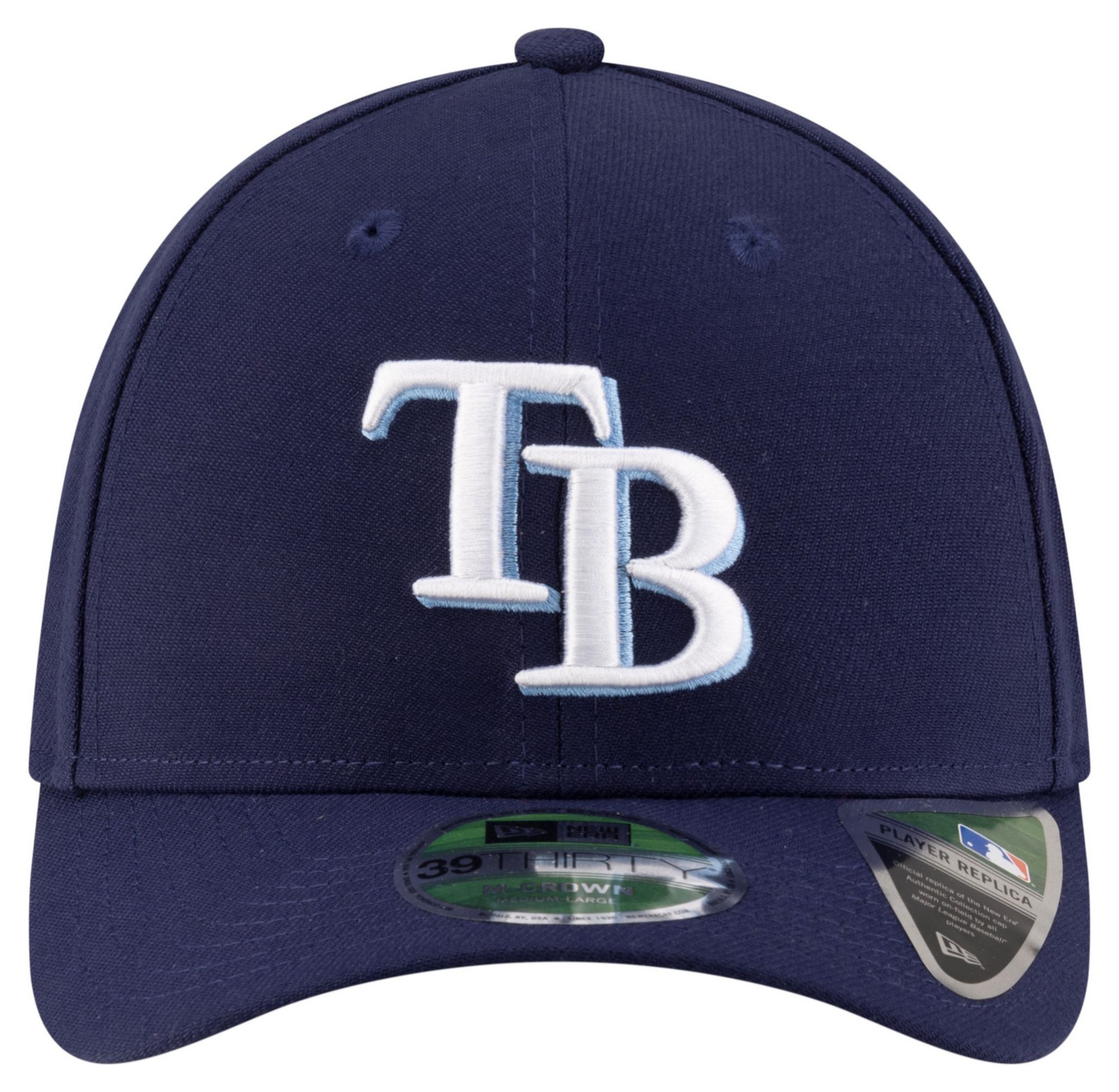 New Era Adult Tampa Bay Rays Navy Game 39Thirty Replica Player Hat product image