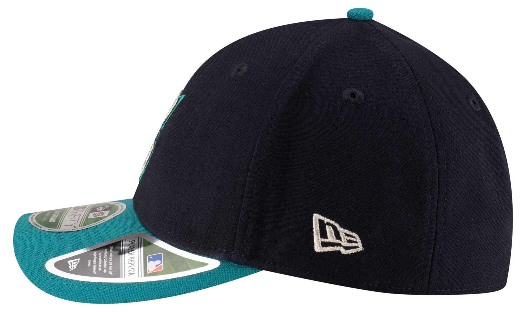 New Era Adult Seattle Mariners Navy Alternate 39Thirty Replica Player Hat product image