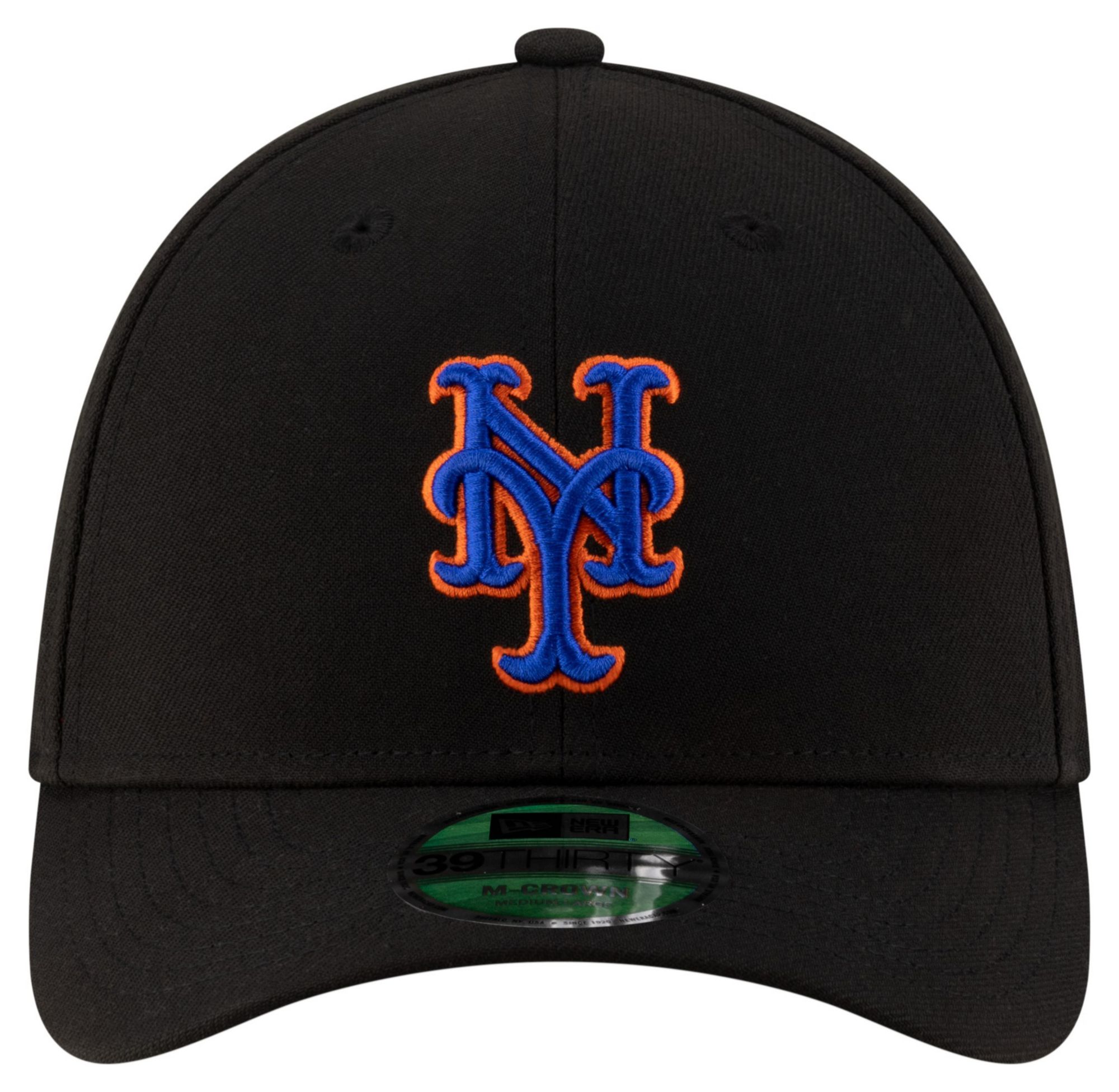 New Era Adult New York Mets Black Alternate 39Thirty Replica Player Hat product image