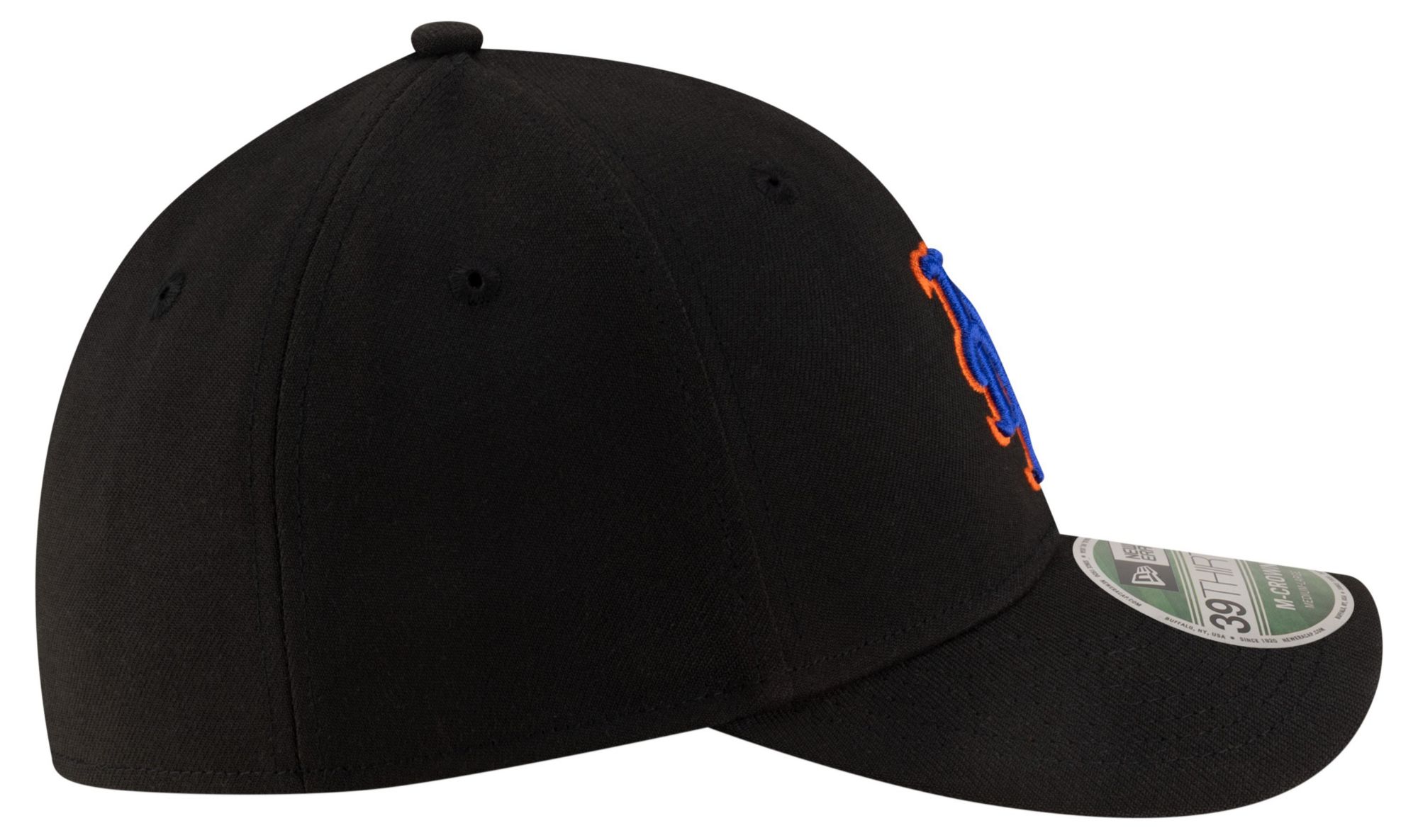 New Era Adult New York Mets Black Alternate 39Thirty Replica Player Hat product image