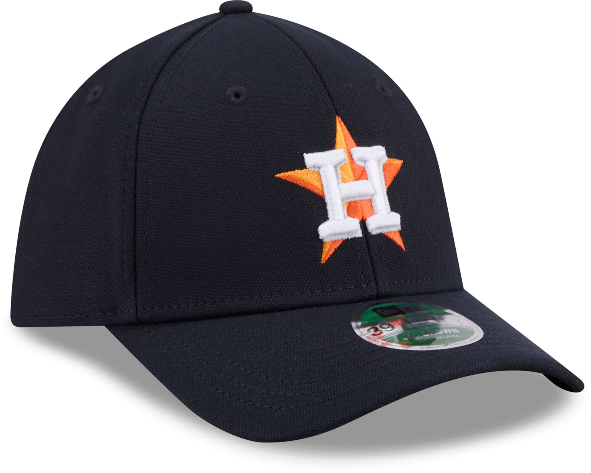 New Era Youth Houston Astros Navy Home 39Thirty Replica Player Hat product image
