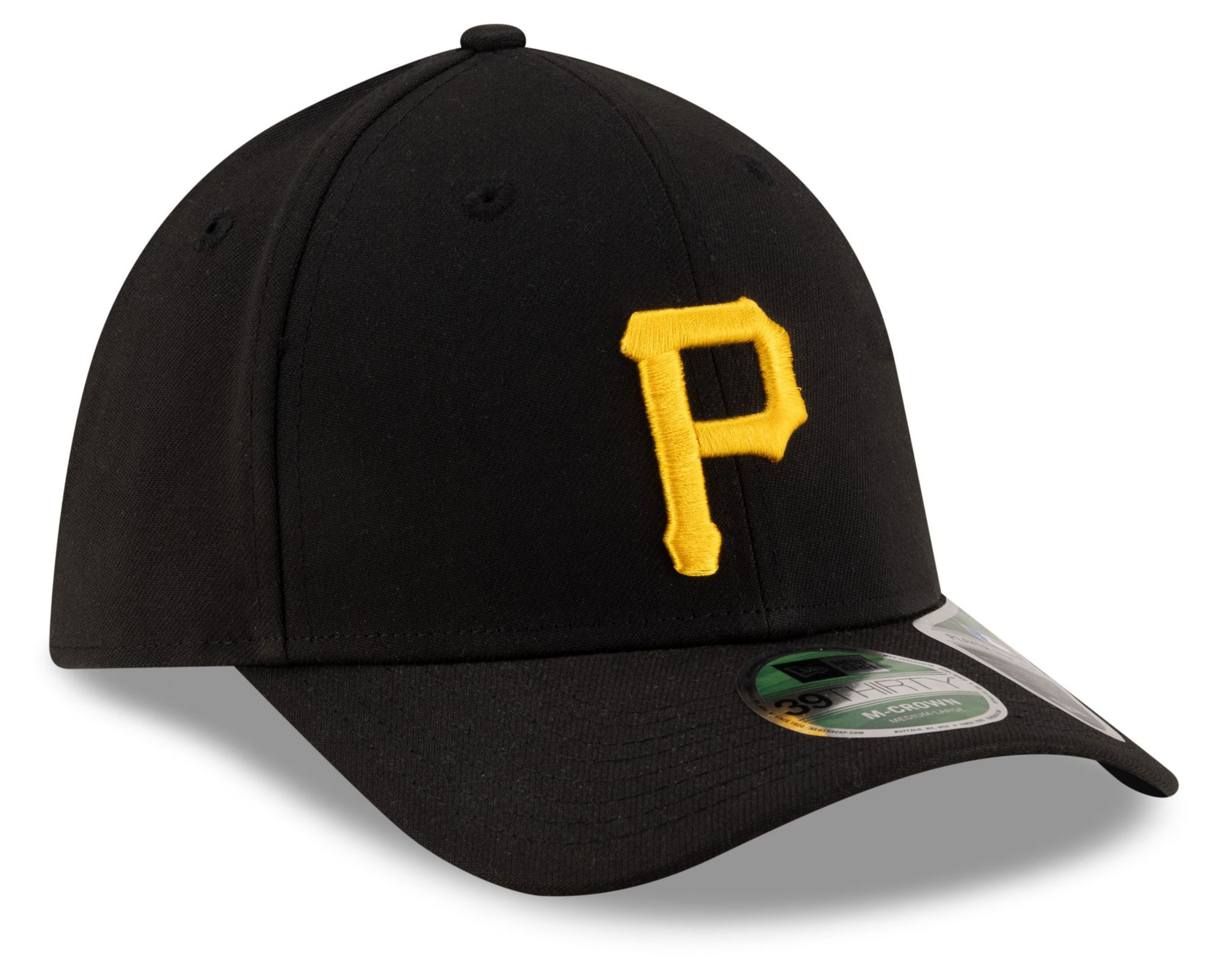 New Era Youth Pittsburgh Pirates Black Game 39Thirty Replica Player Hat product image