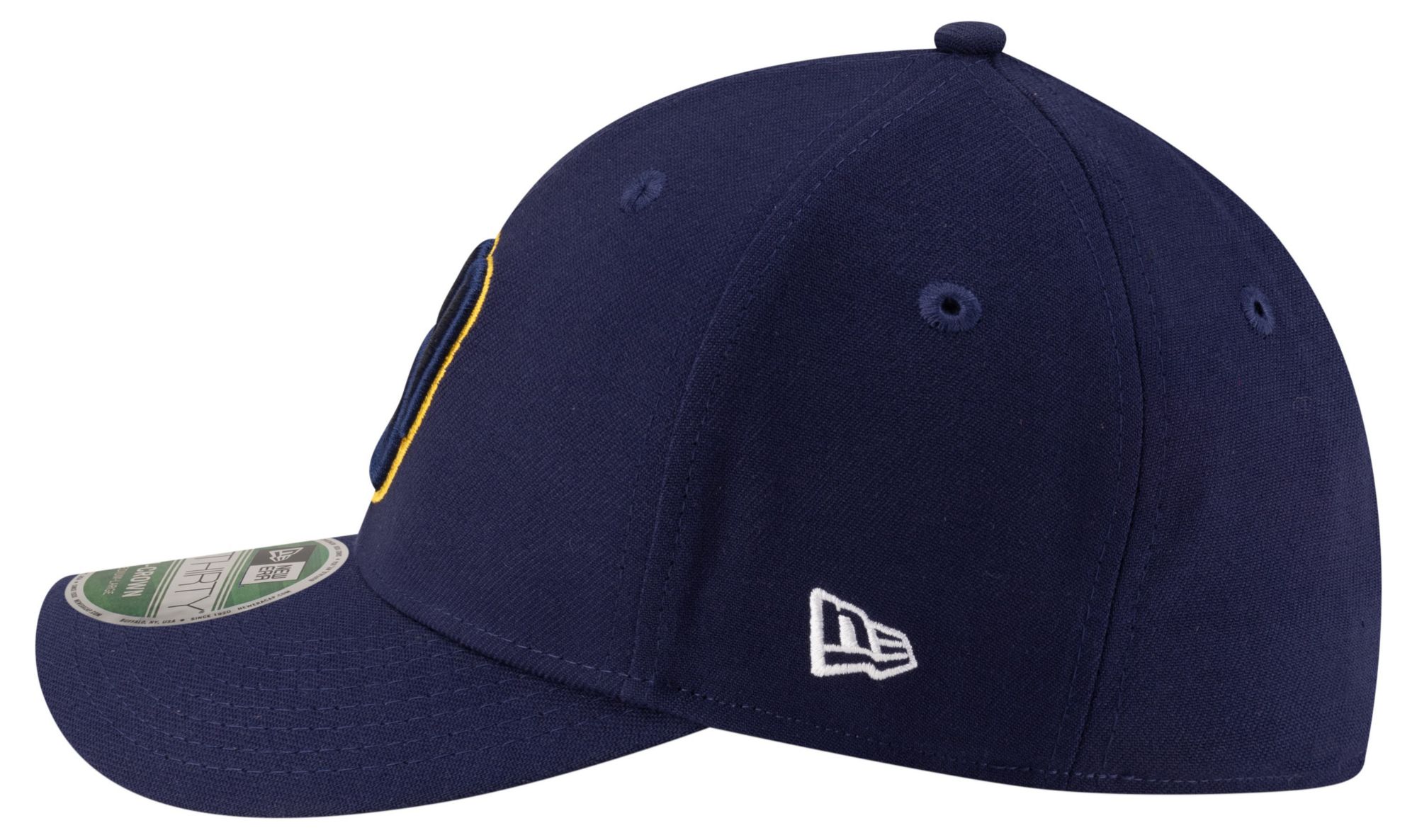 New Era Youth Milwaukee Brewers Navy Home 39Thirty Replica Player Hat product image