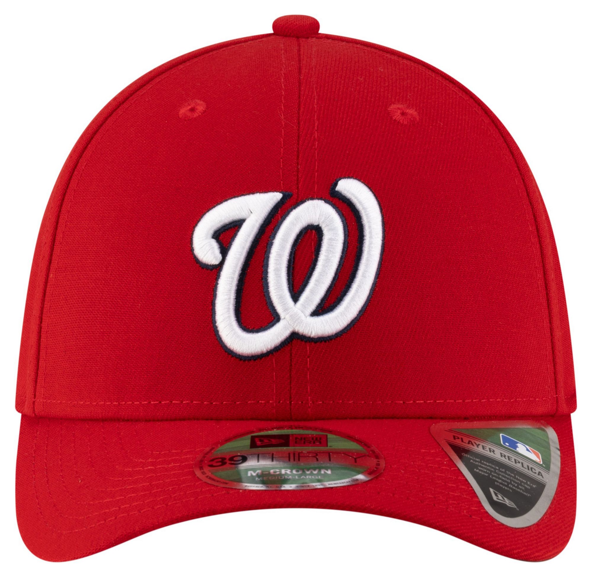 New Era Youth Washington Nationals Red Game 39Thirty Replica Player Hat product image