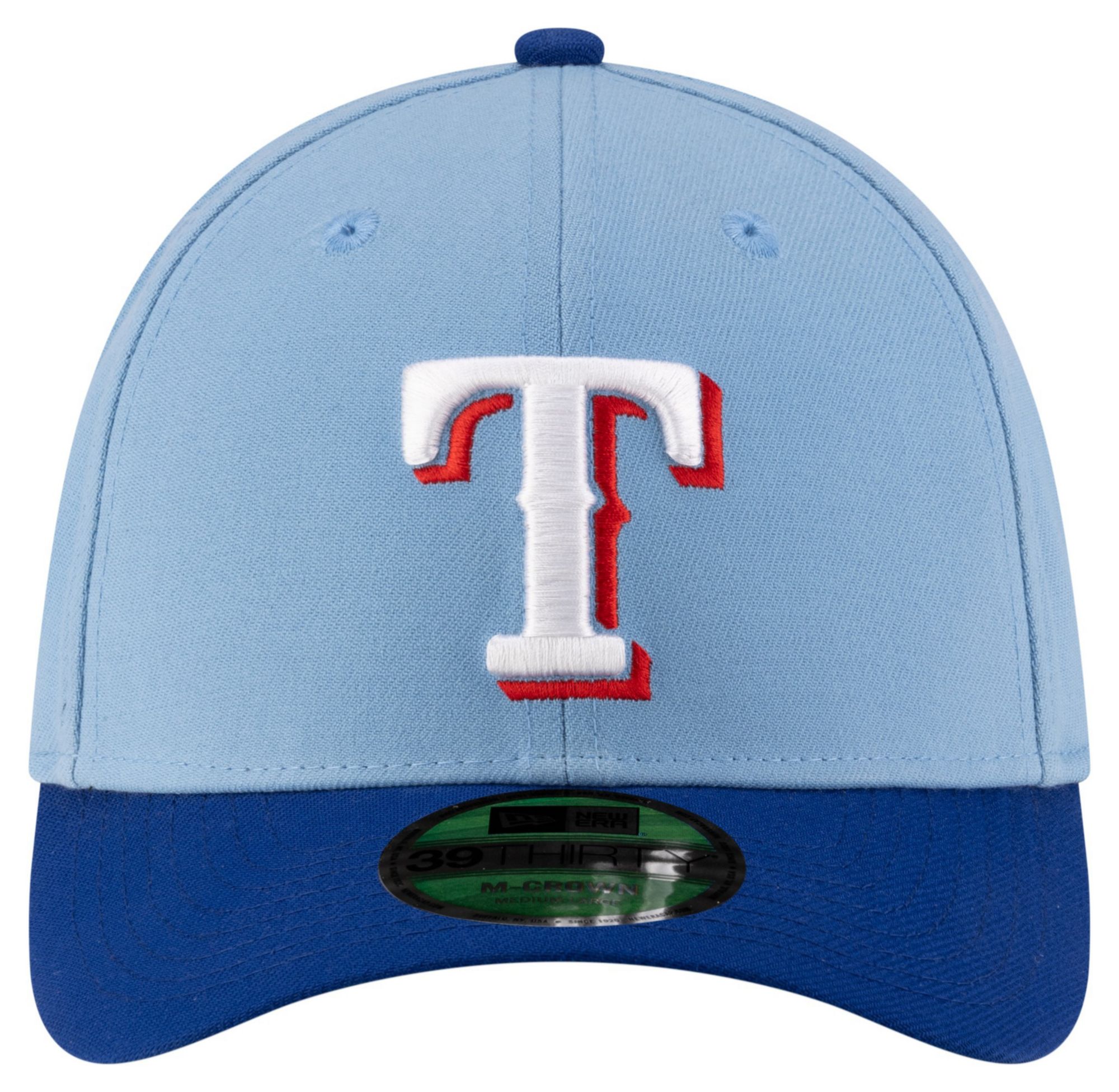 New Era Youth Texas Rangers Light Blue Alternate 39Thirty Replica Player Hat product image