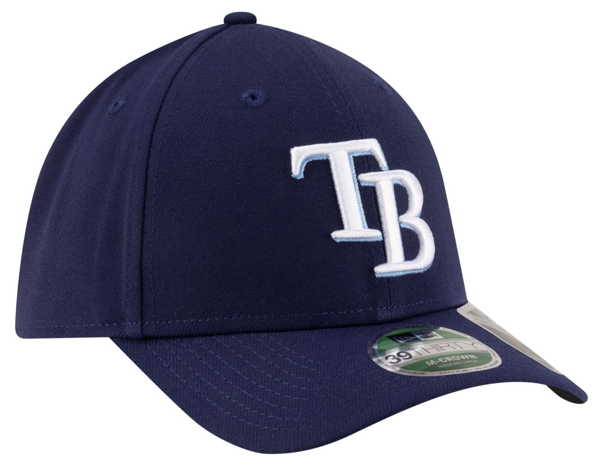 New Era Youth Tampa Bay Rays Black Game 39Thirty Replica Player Hat product image