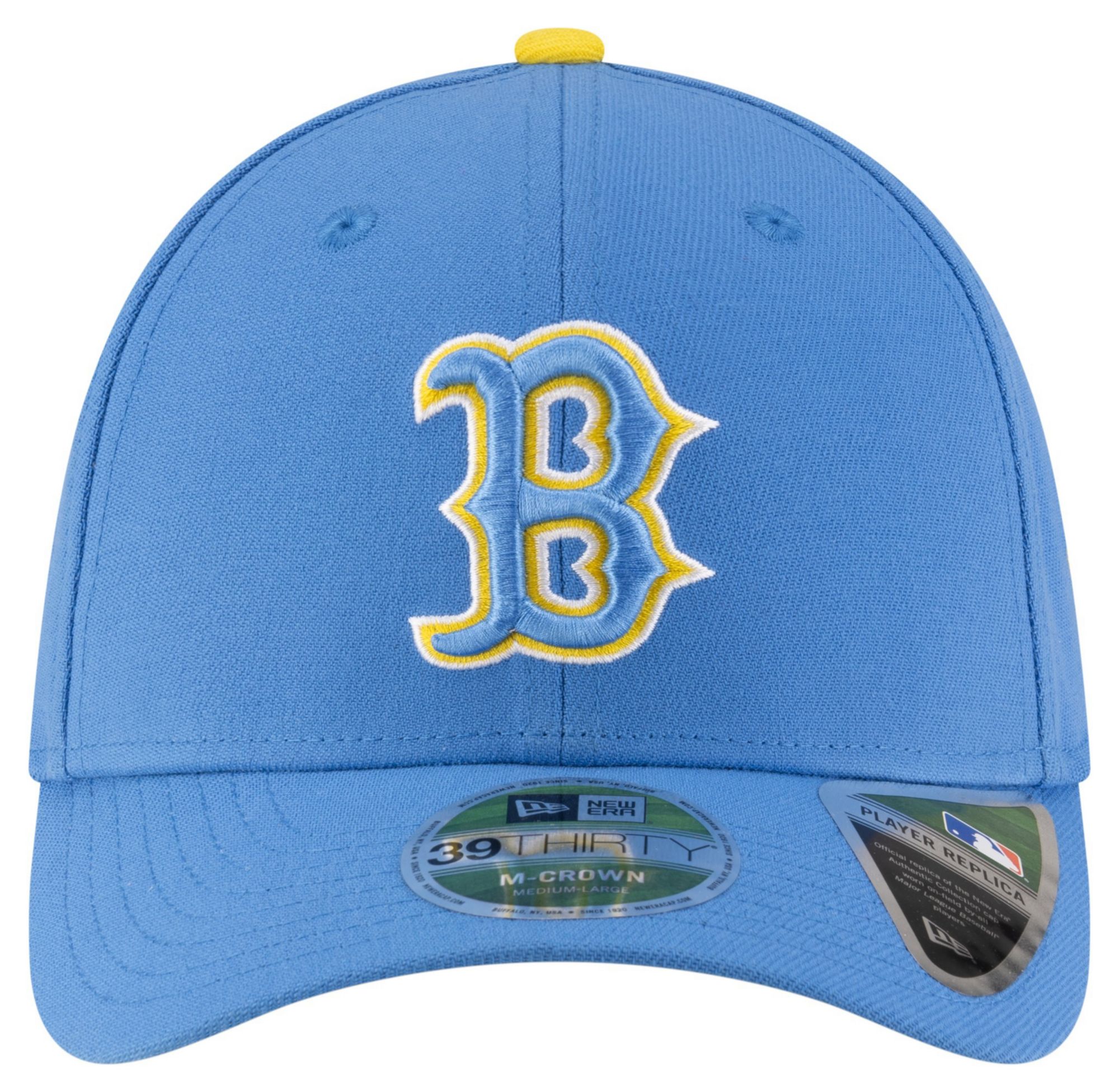 New Era Youth Boston Red Sox Light Blue Alternate 39Thirty Replica Player Hat product image