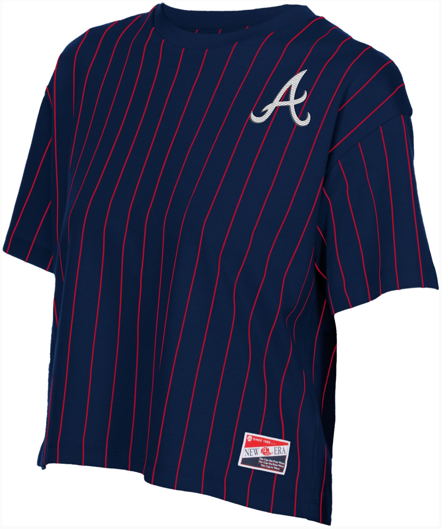 New Era Women's Atlanta Braves Navy Throwback T-Shirt product image