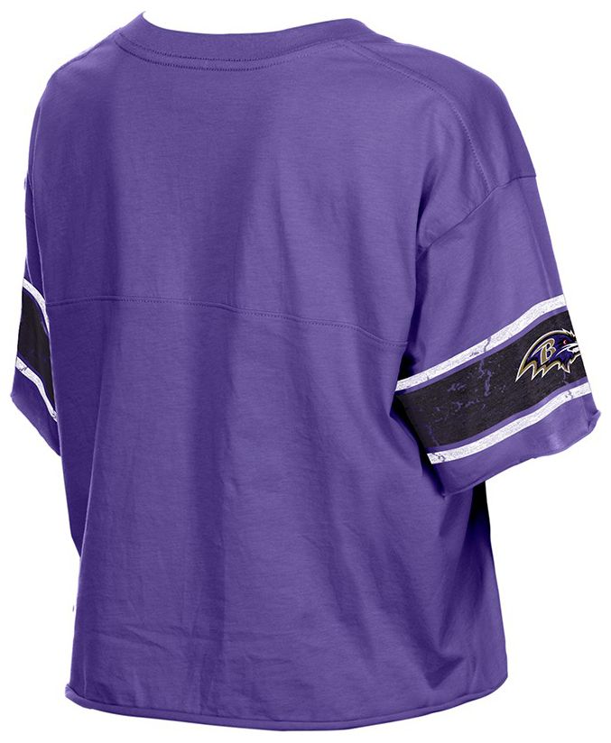 New Era Women's Baltimore Ravens Purple Bubble Faded T-Shirt product image