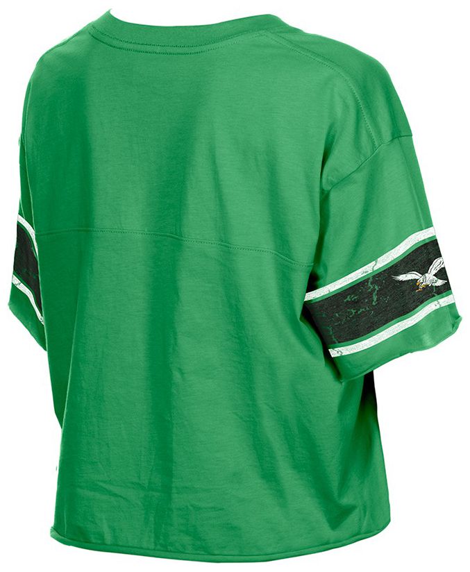 New Era Women's Philadelphia Eagles Green Bubble Faded T-Shirt product image