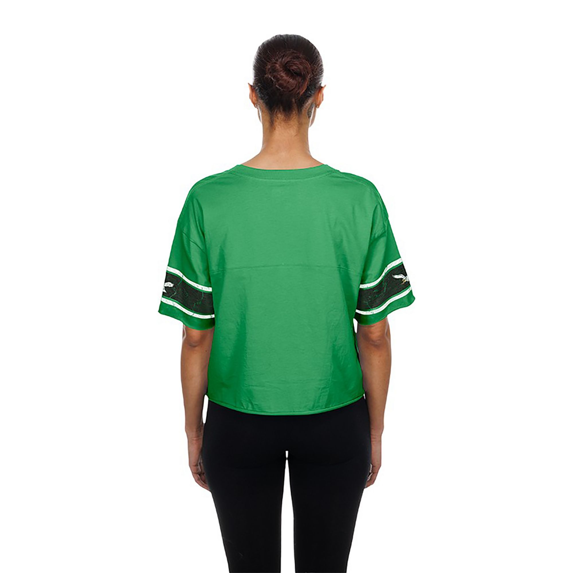 New Era Women's Philadelphia Eagles Green Bubble Faded T-Shirt product image