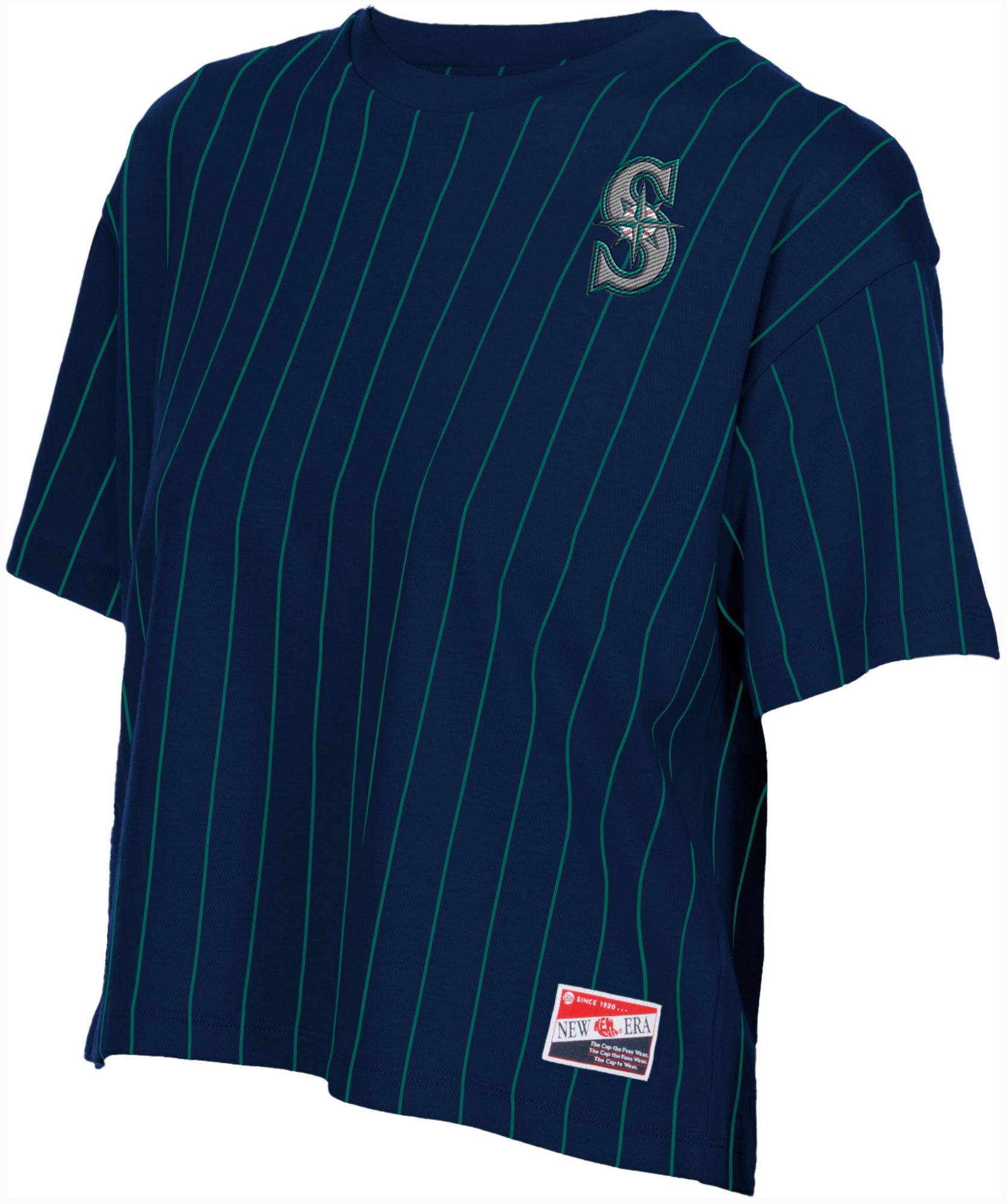 New Era Women's Seattle Mariners Navy Throwback T-Shirt product image