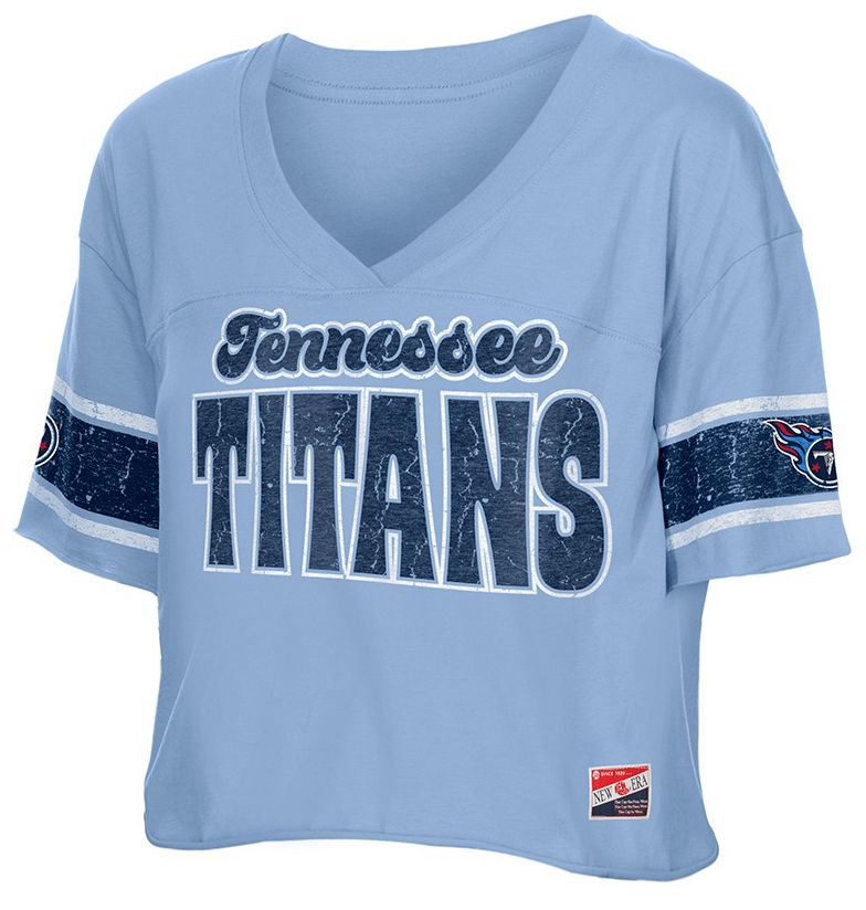 New Era Women's Tennessee Titans Blue Bubble Faded T-Shirt product image
