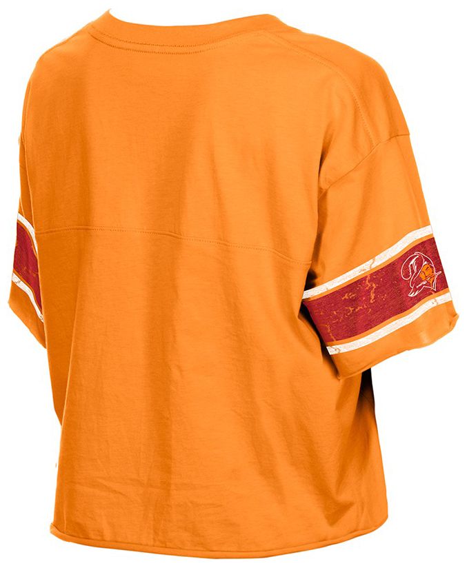 New Era Women's Tampa Bay Buccaneers Orange Bubble Faded T-Shirt product image