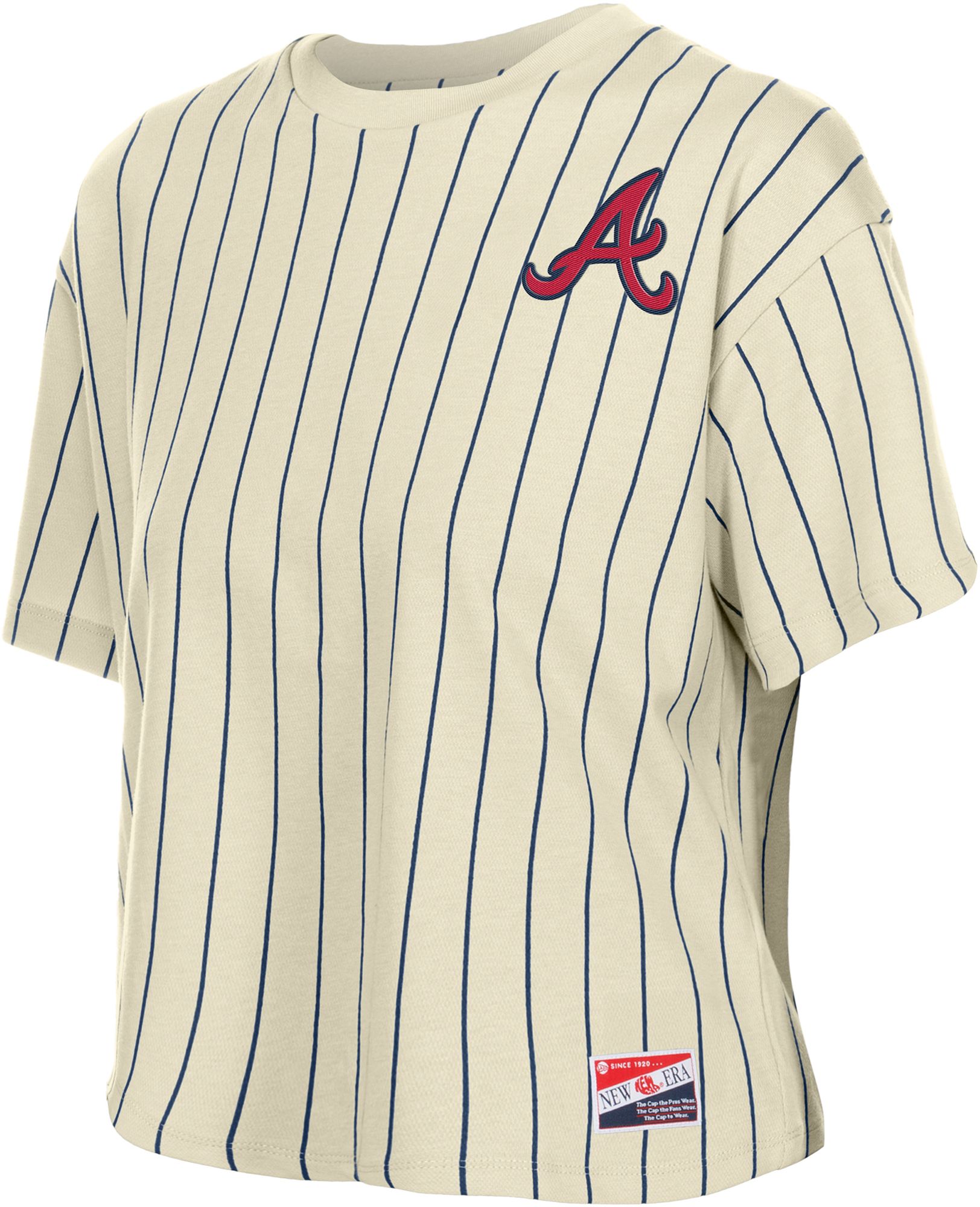 New Era Women's Atlanta Braves White Throwback T-Shirt product image