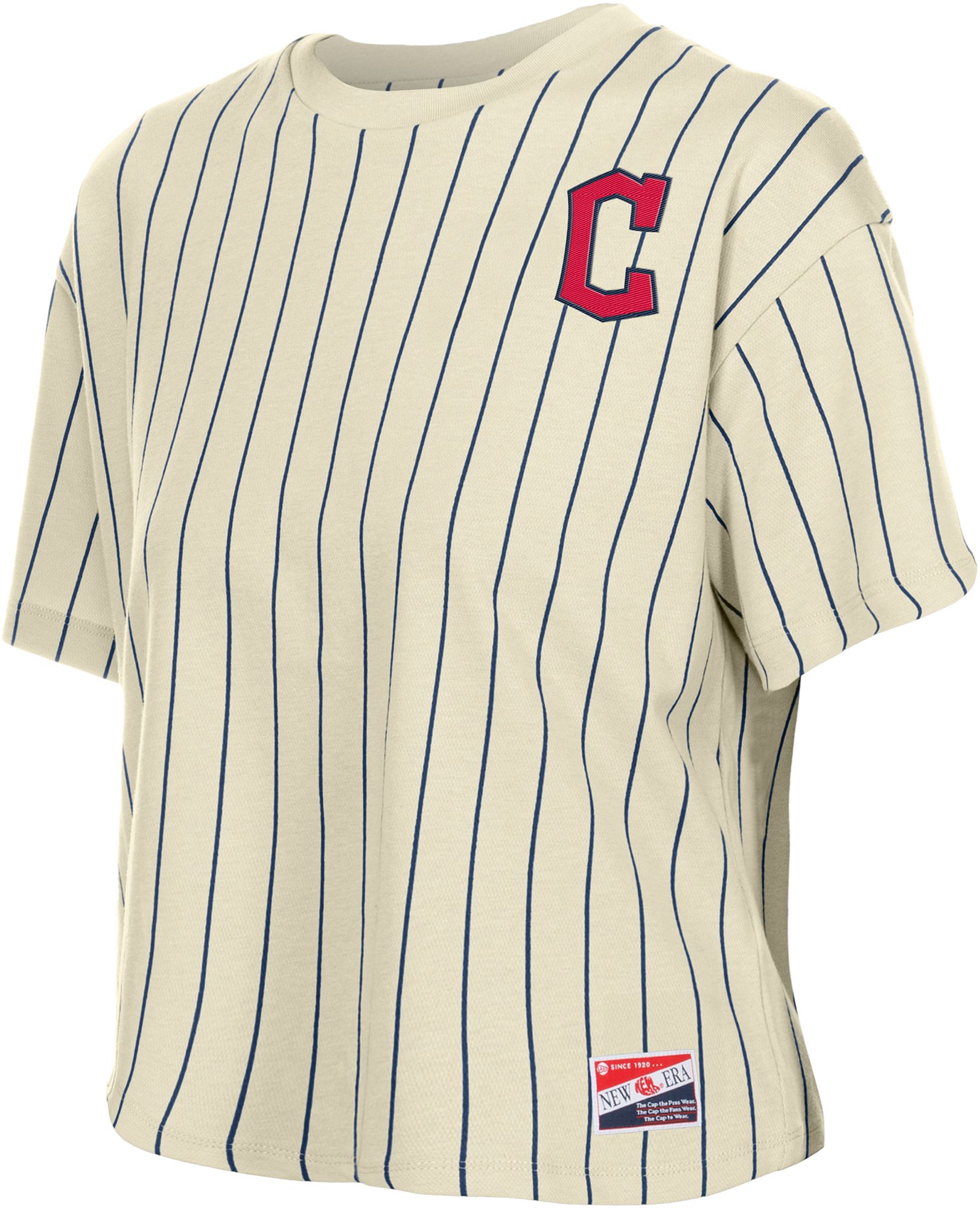 New Era Women's Cleveland Guardians White Throwback T-Shirt product image