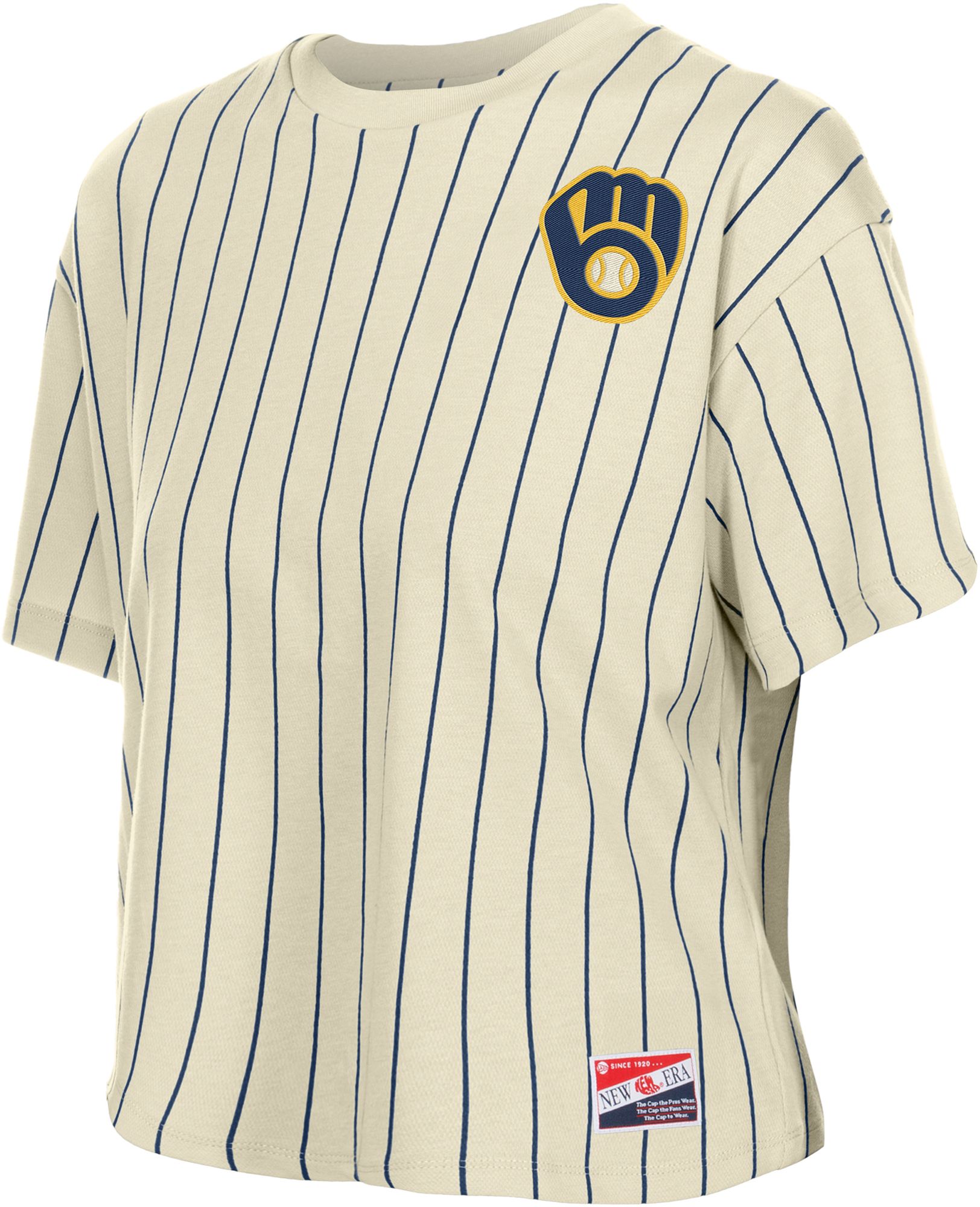 New Era Women's Milwaukee Brewers White Throwback T-Shirt product image