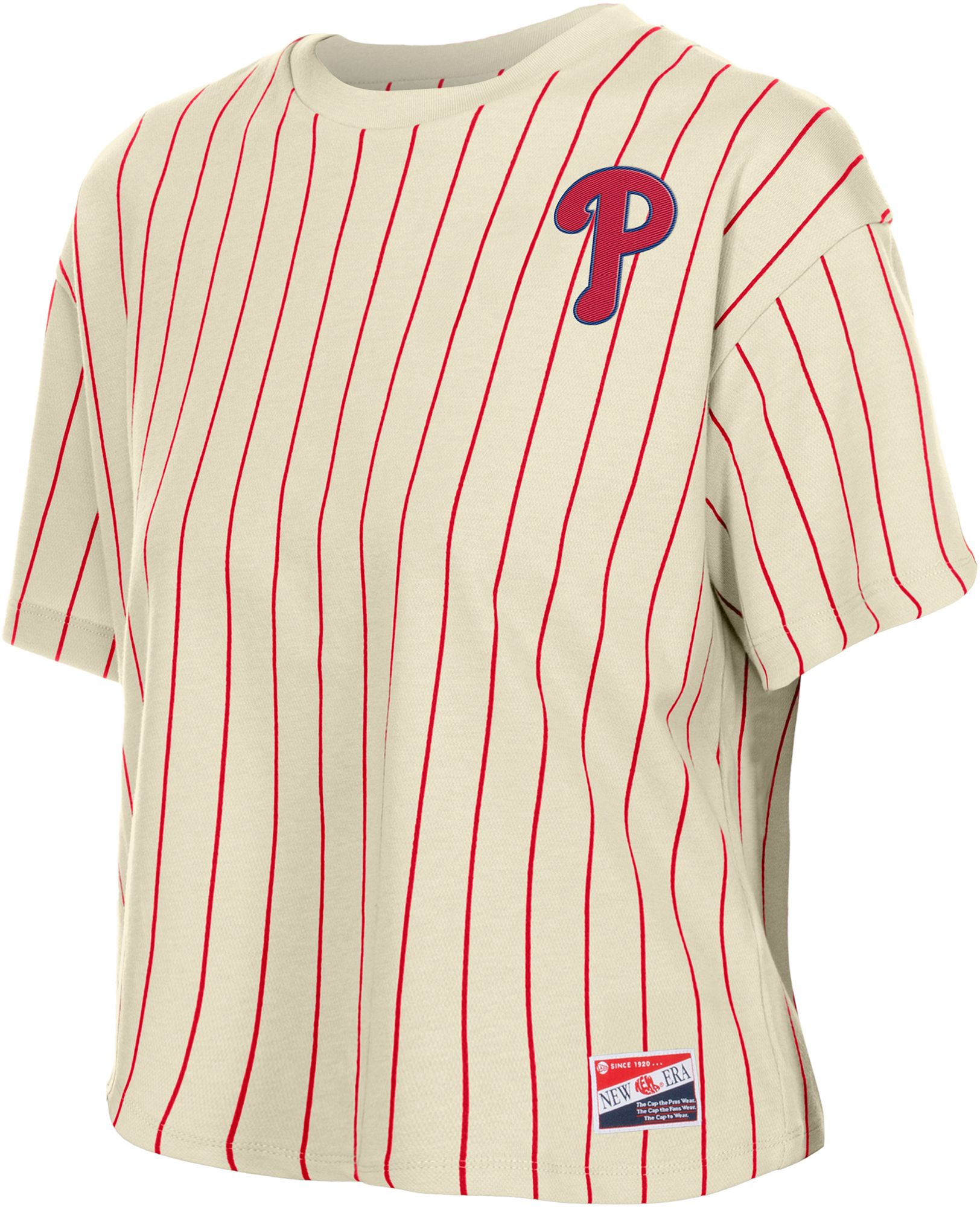 New Era Women's Philadelphia Phillies White Cotton Throwback T-Shirt product image