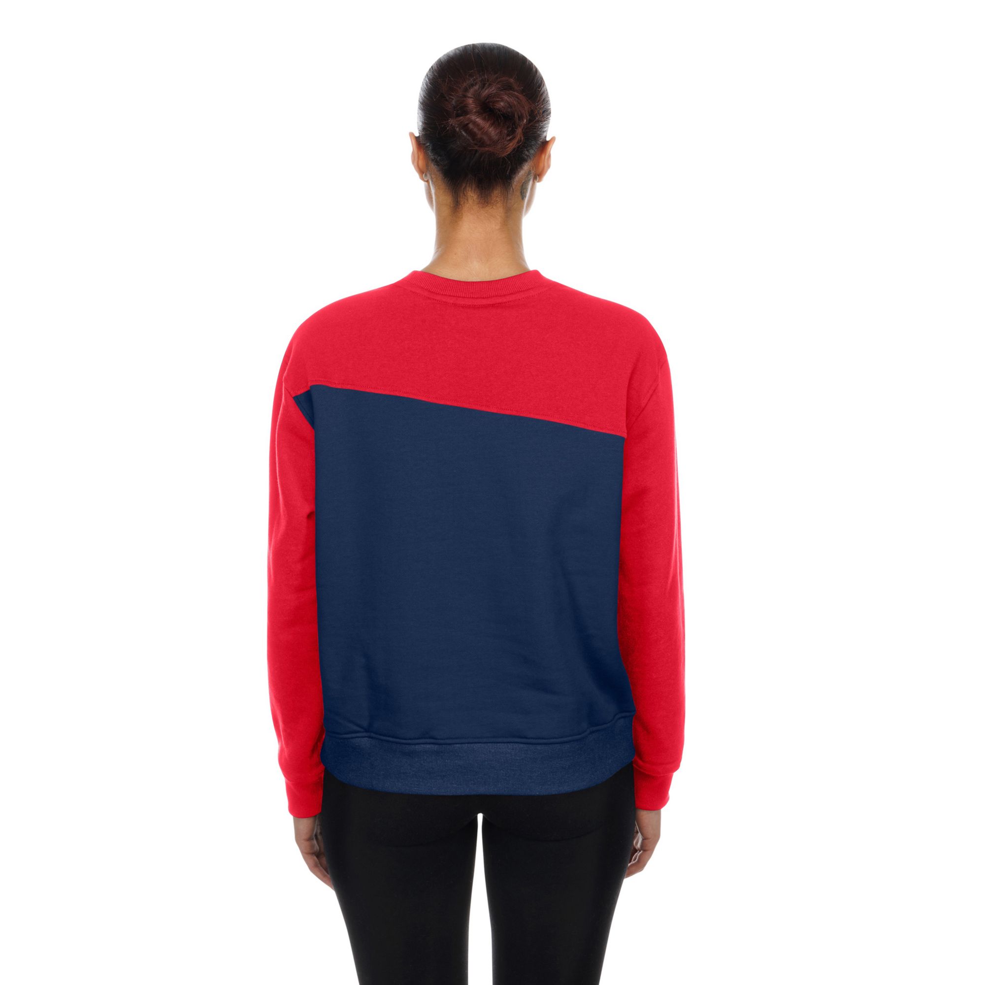 New Era Women's Boston Red Sox Navy Game Day Crewneck Sweatshirt product image