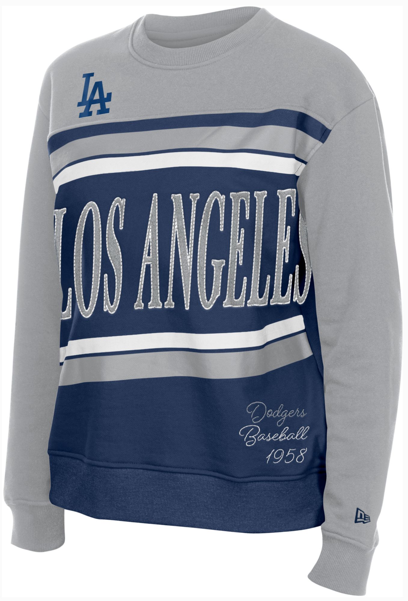 New Era Women's Los Angeles Dodgers Blue Game Day Crewneck Sweatshirt product image