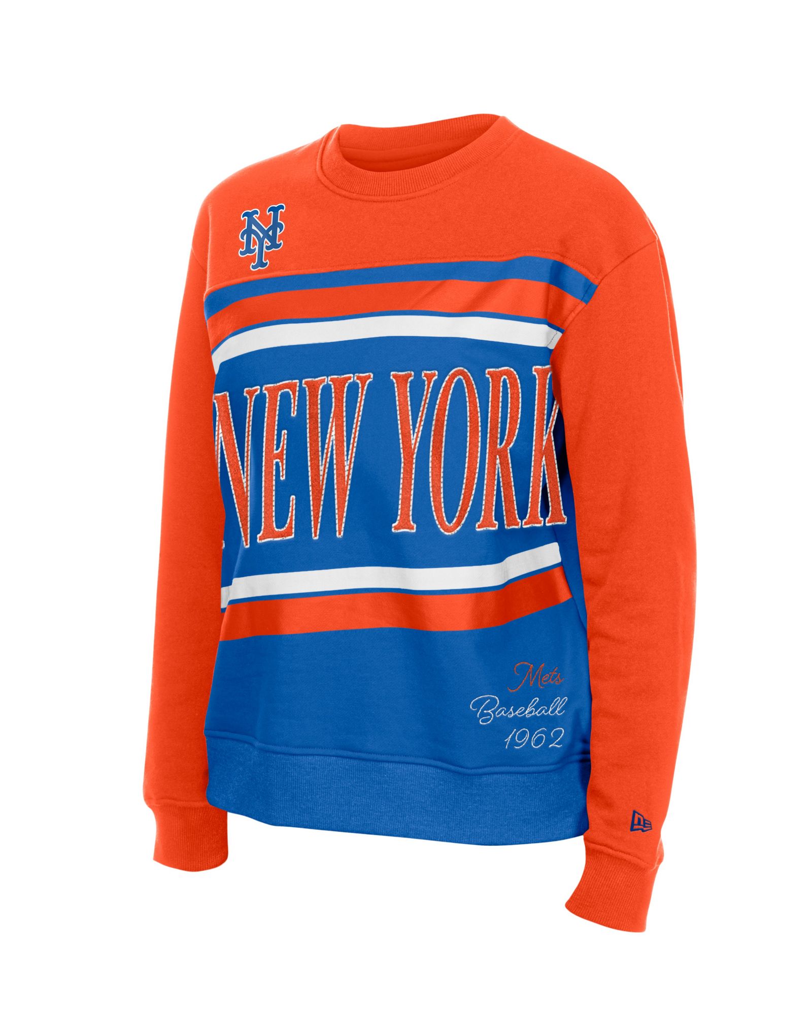 New Era Women's New York Mets Blue Game Day Crewneck Sweatshirt product image