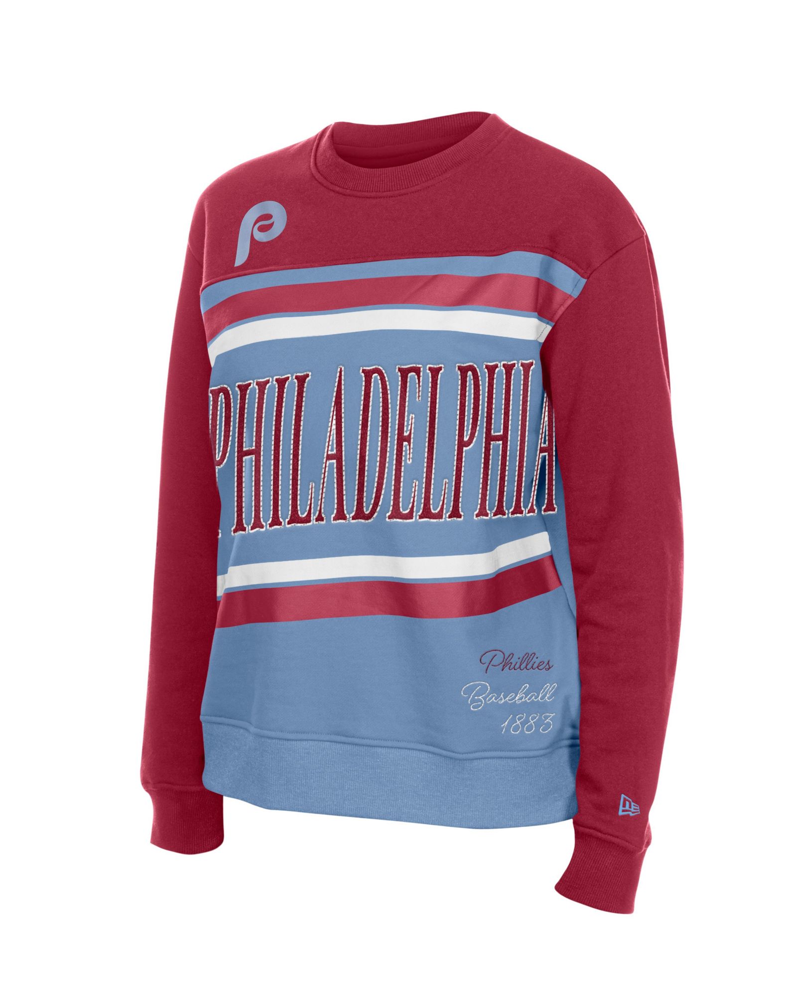 New Era Women's Philadelphia Phillies Blue Game Day Crewneck Sweatshirt product image