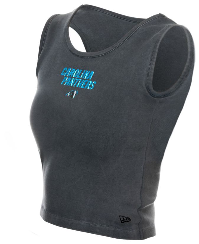 New Era Women's Carolina Panthers Grey Glitter Tank Top product image