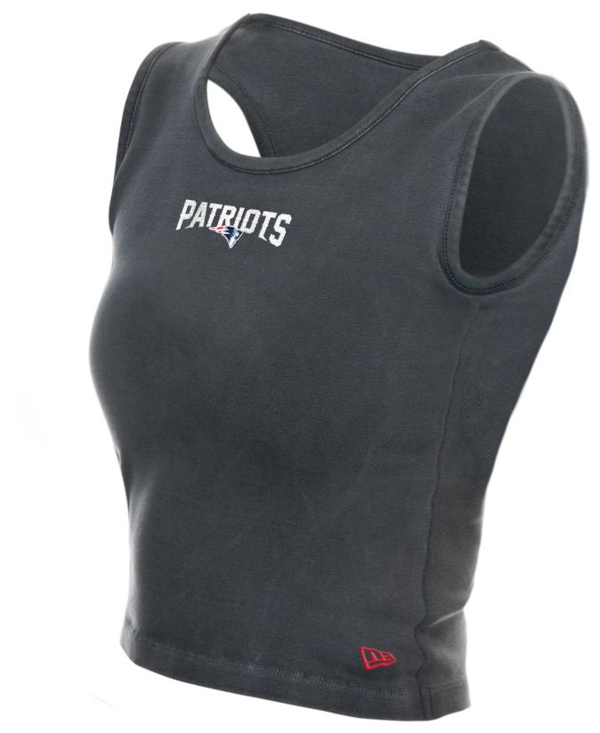 New Era Women's New England Patriots Grey Glitter Tank Top product image