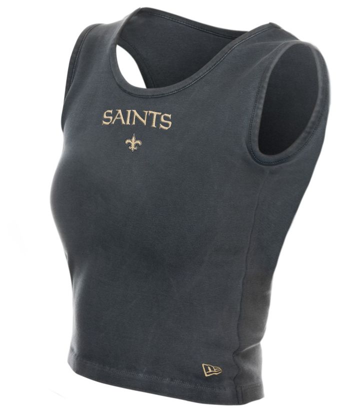 New Era Women's New Orleans Saints Grey Glitter Tank Top product image