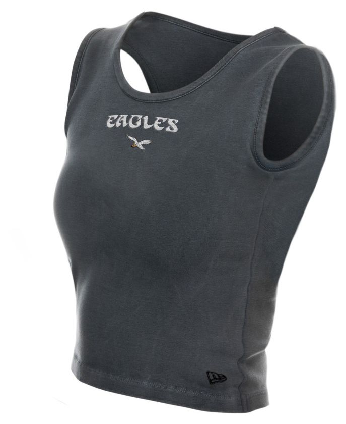 New Era Women's Philadelphia Eagles Grey Glitter Tank Top product image