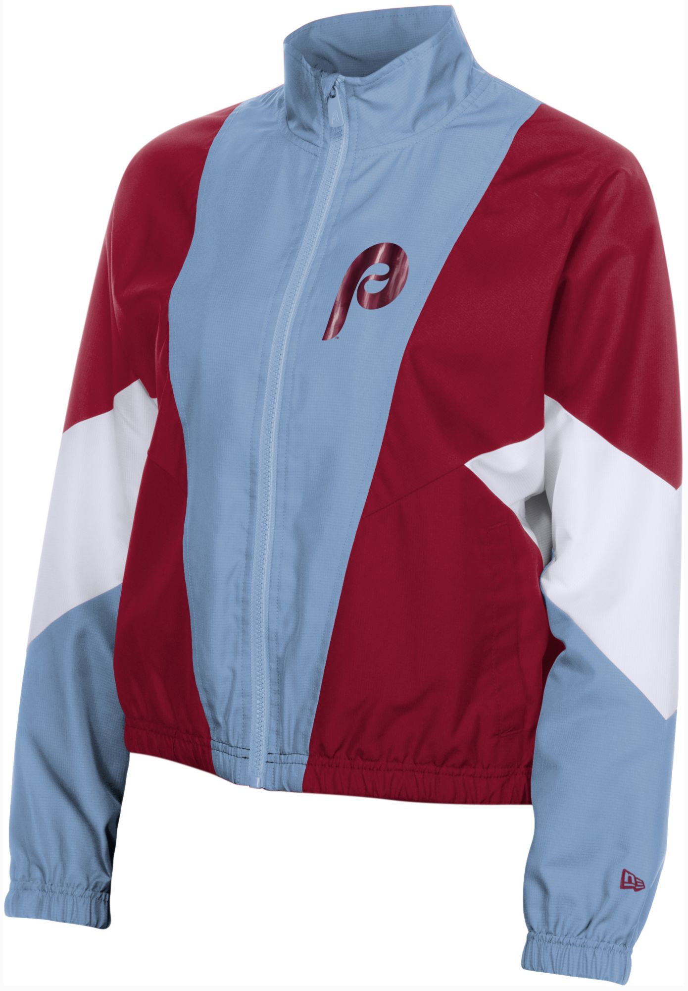 New Era Women's Philadelphia Phillies Blue Leisure Track Jacket product image