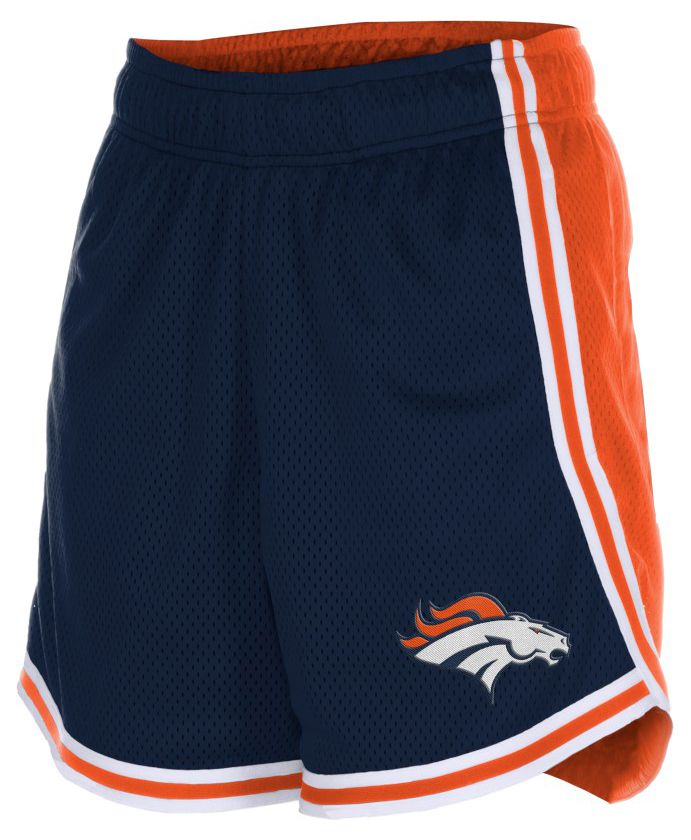 New Era Women's Denver Broncos Navy Mesh Shorts product image