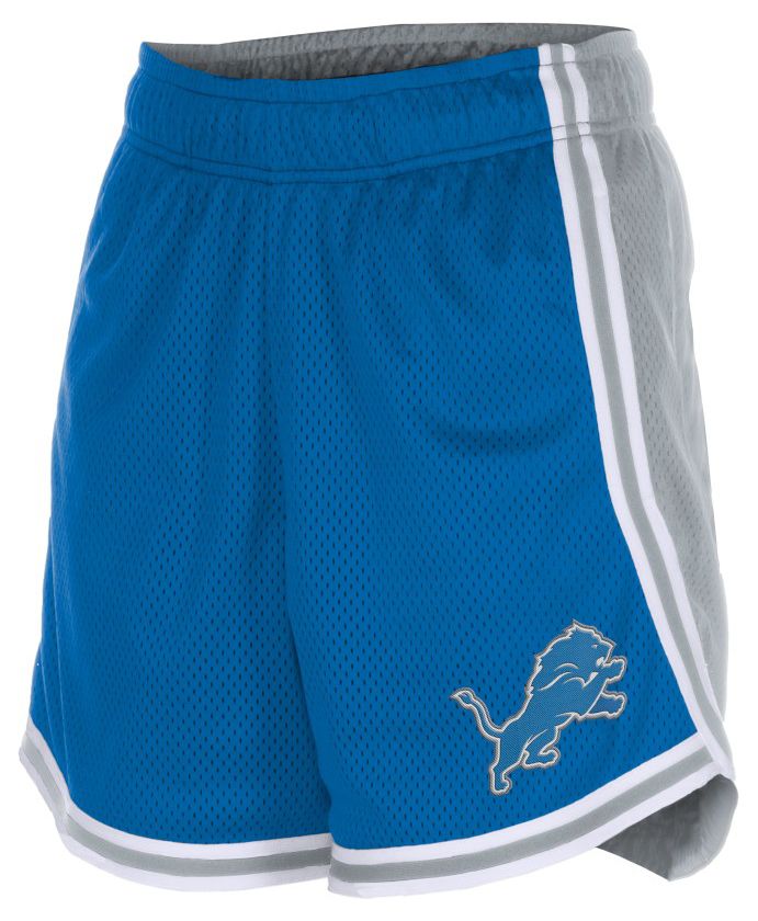 New Era Women's Detroit Lions Blue Mesh Shorts product image