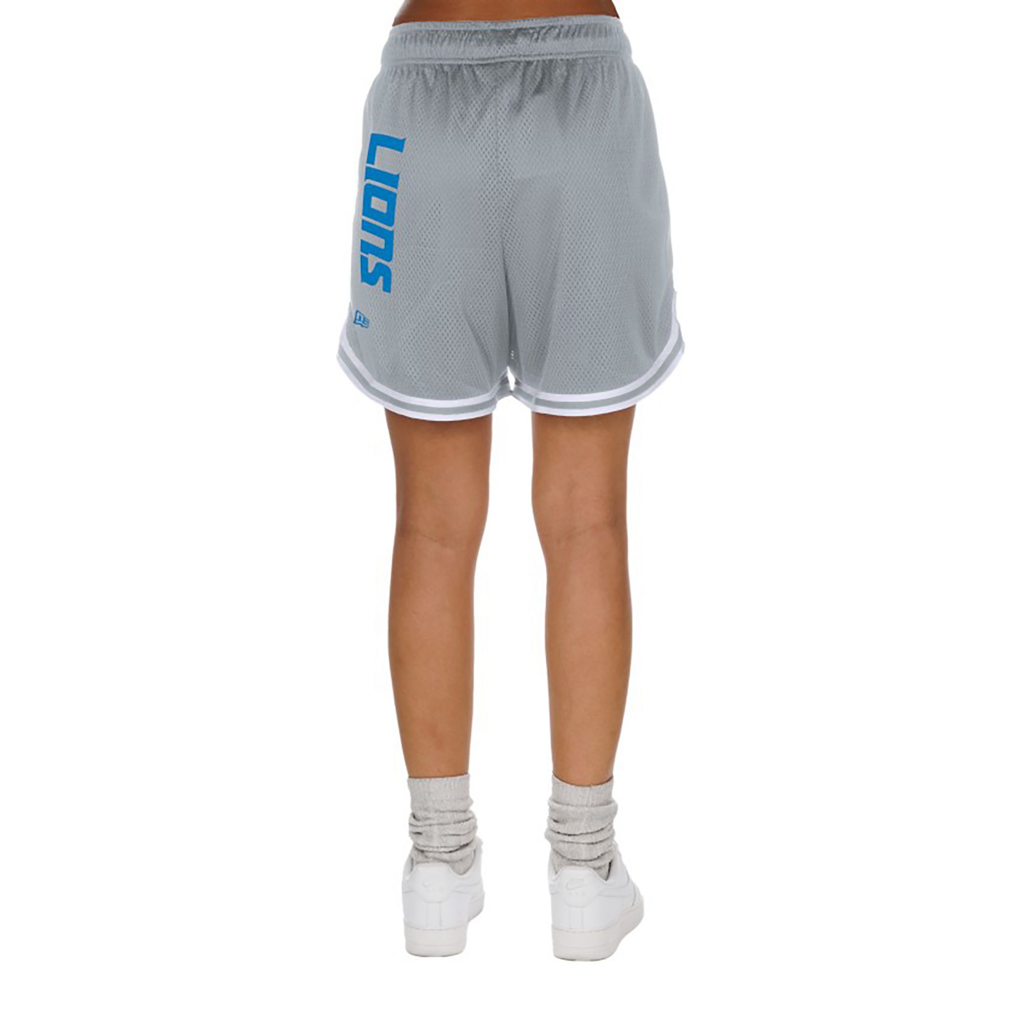 New Era Women's Detroit Lions Blue Mesh Shorts product image
