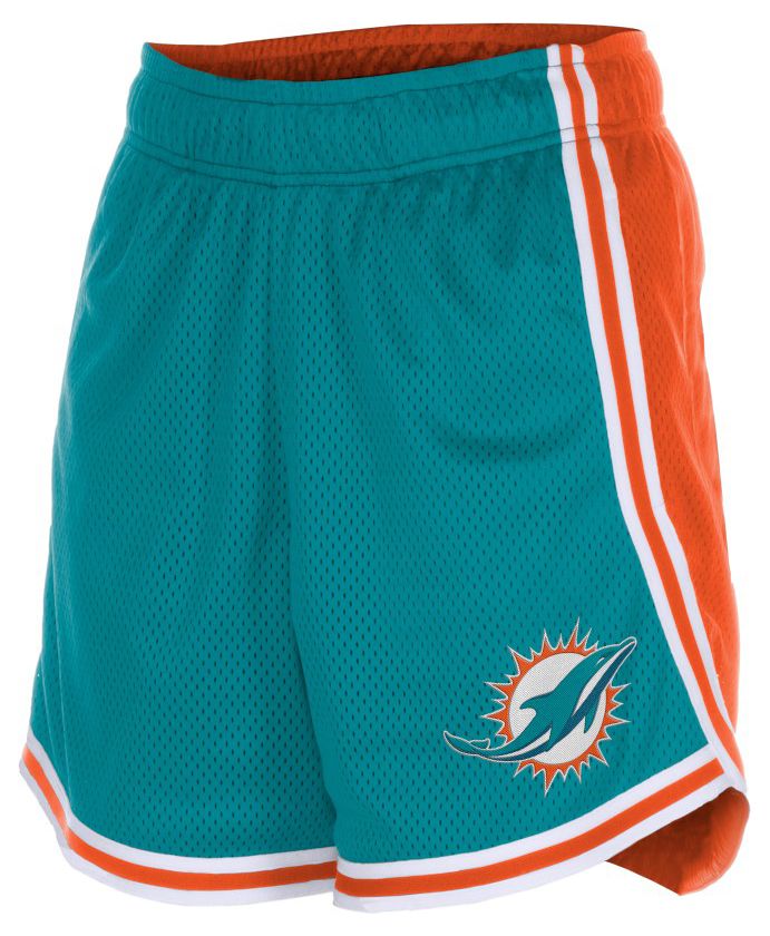 New Era Women's Miami Dolphins Turquoise Mesh Shorts product image