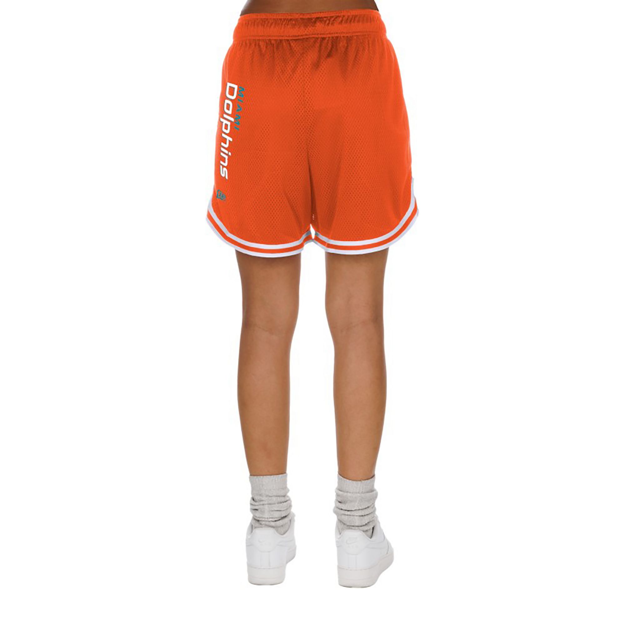 New Era Women's Miami Dolphins Turquoise Mesh Shorts product image