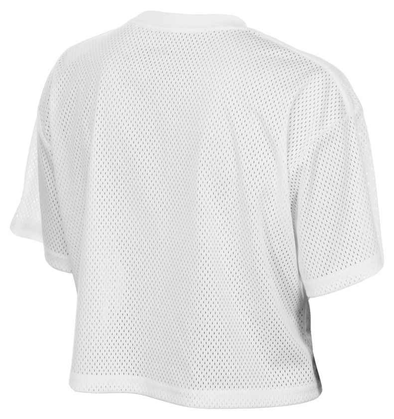 New Era Women's New York Giants White Mesh Boxy T-Shirt product image