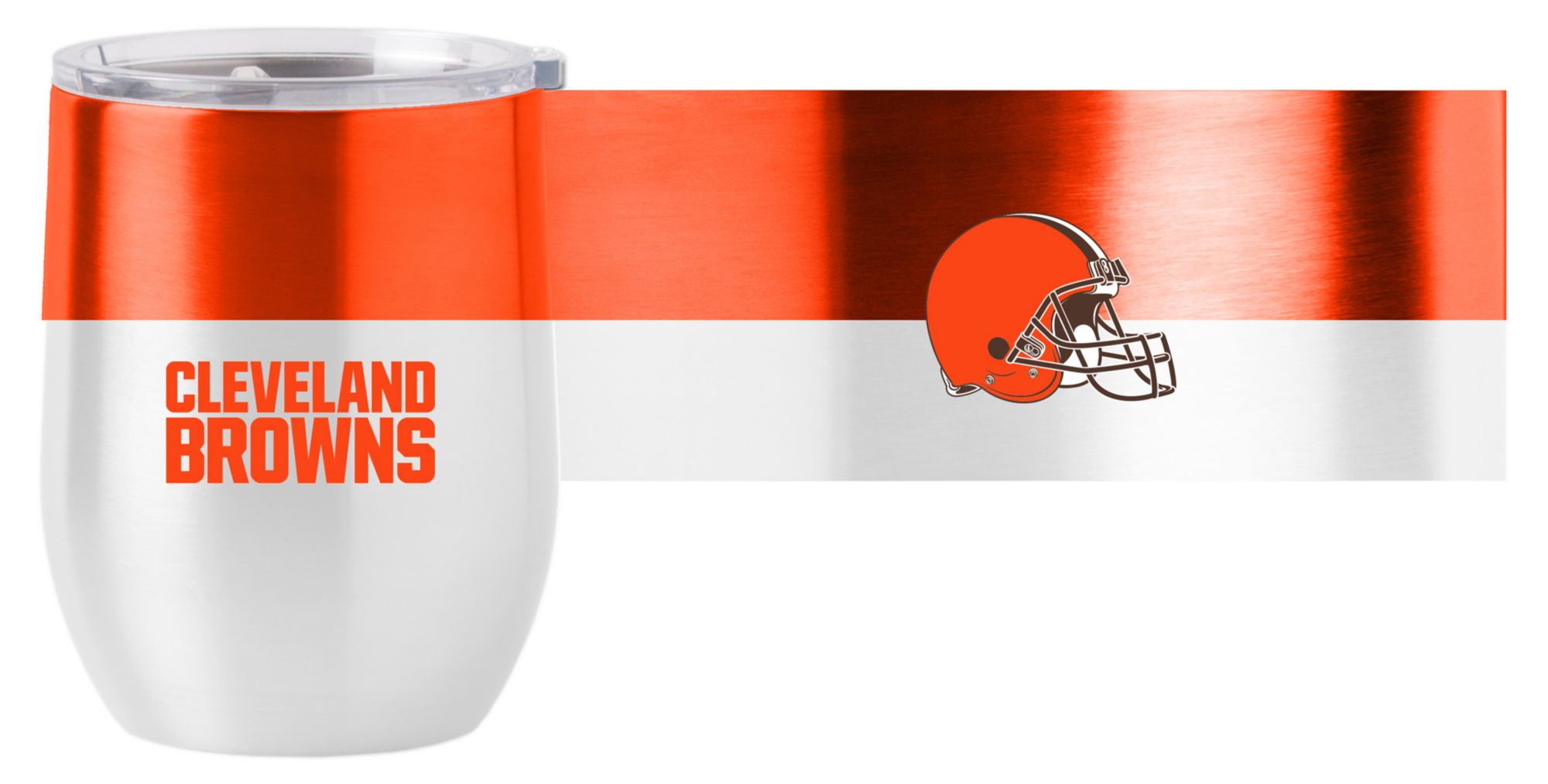 Logo Brands Cleveland Browns 16 oz. Stainless Steel Colorblock Tumbler product image